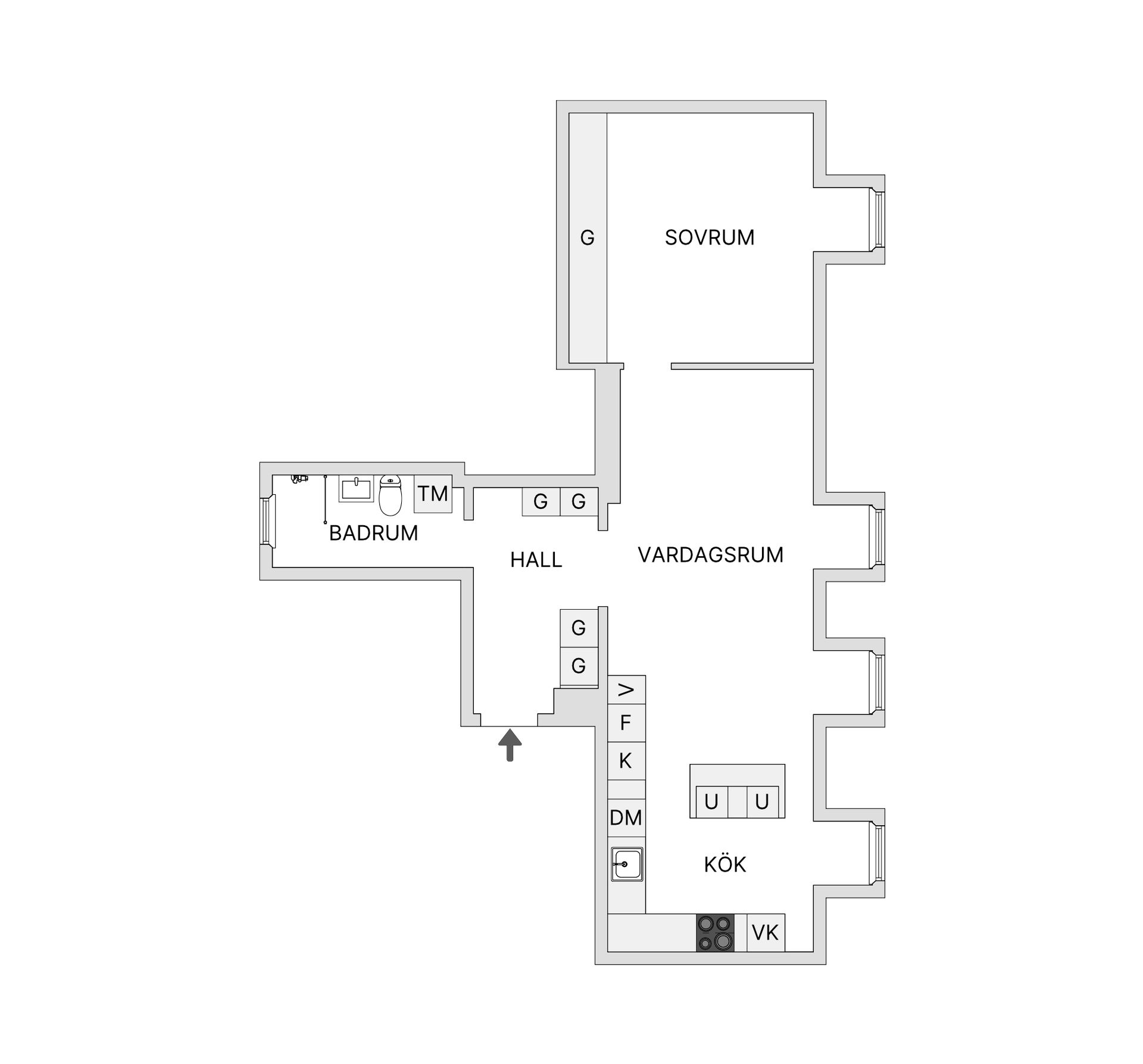 Bostadsrätt, Karlbergsvägen 70B, Vasastan, Stockholm