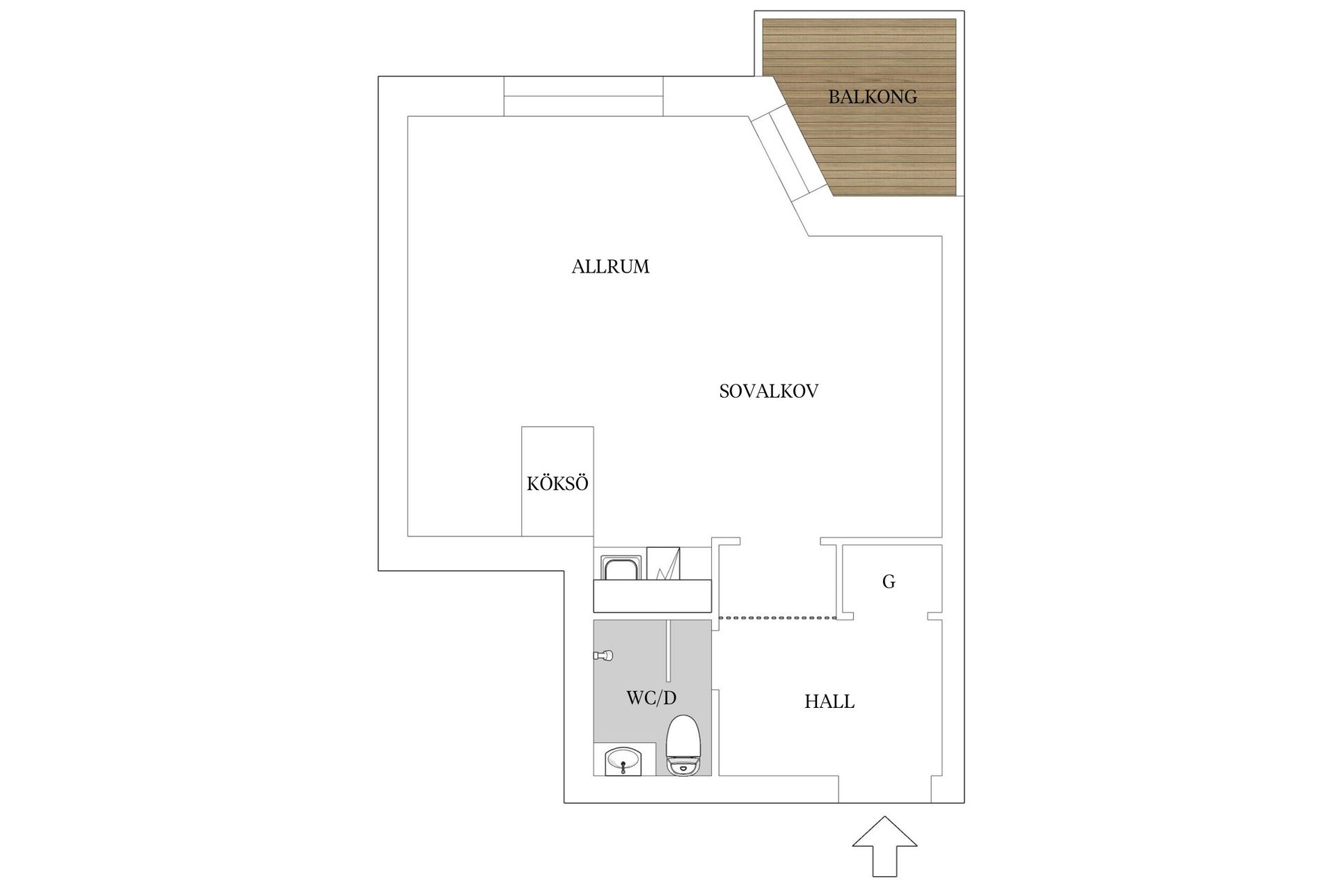 Bostadsrätt, Sofiavägen 5 D, Sofiaparken, Lund