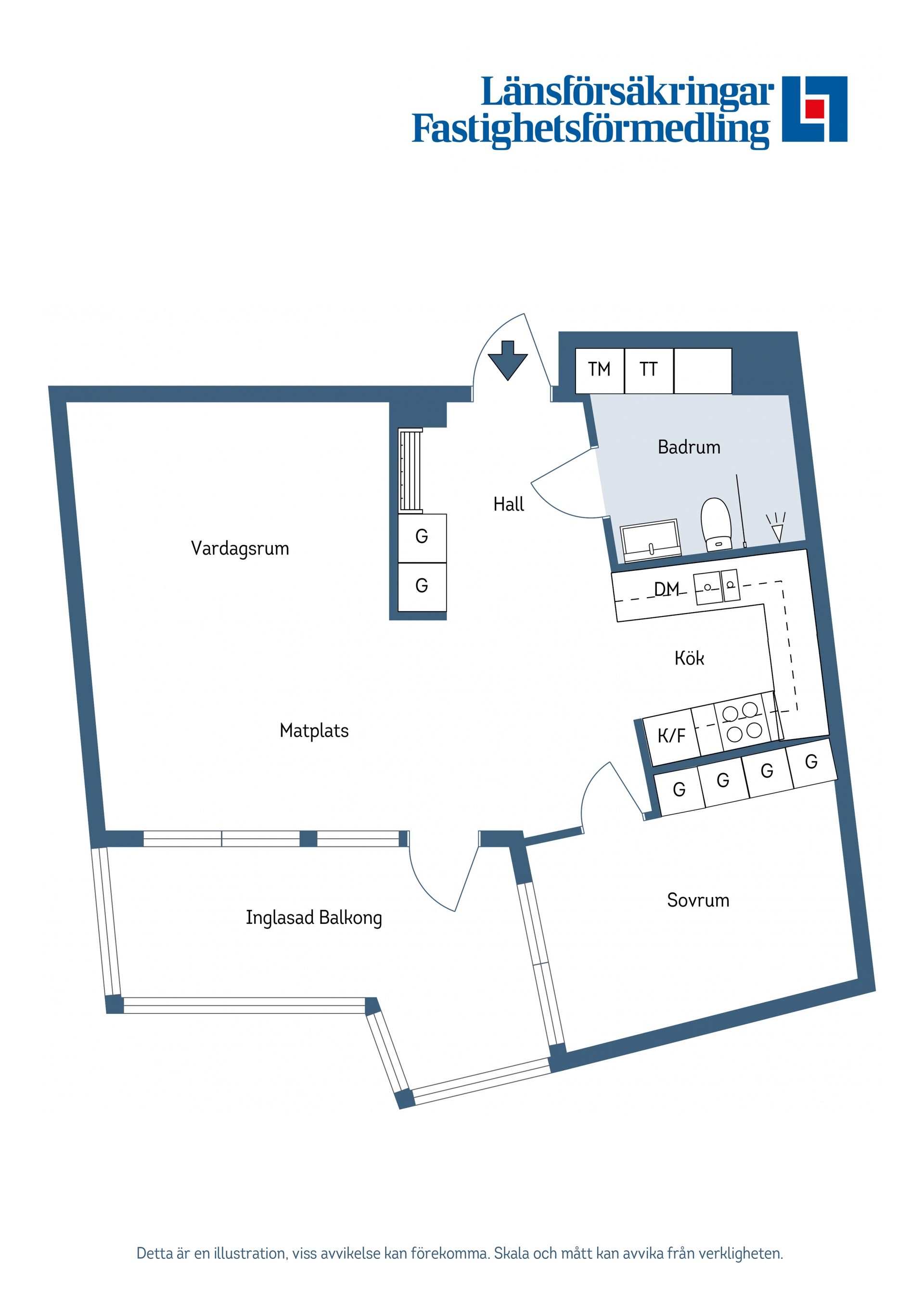 Bostadsrätt, Sickla Allé 1, 1tr, Sickla Allé, Nacka
