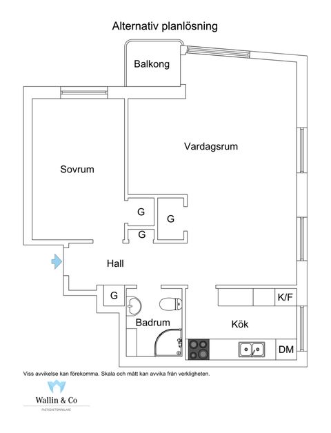Bostadsrätt, Vänskapsvägen 51, 1 tr, Kungsholmen - Stora Essingen, Stockholm