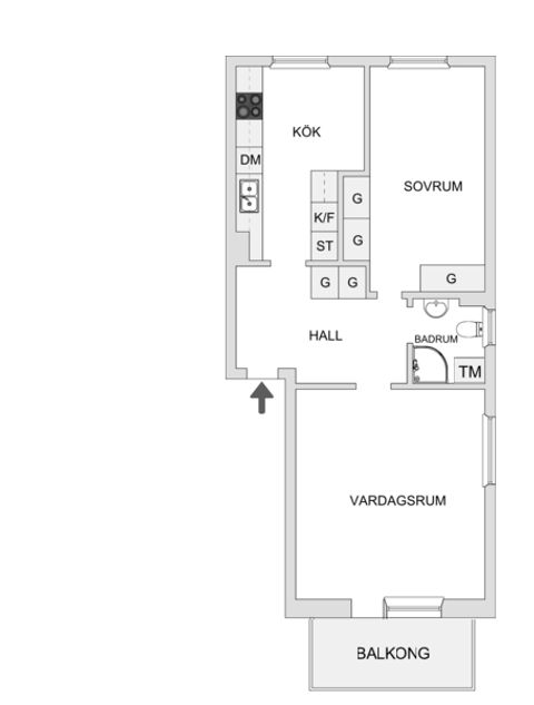 Bostadsrätt, Fredriksdalsgatan 5F, Almedal/Johanneberg, Göteborg