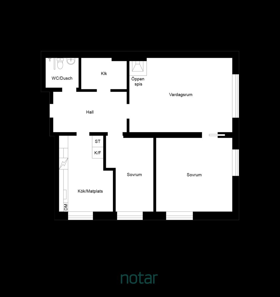 Bostadsrätt, Thoméegränd 5, Centralt, Östersund