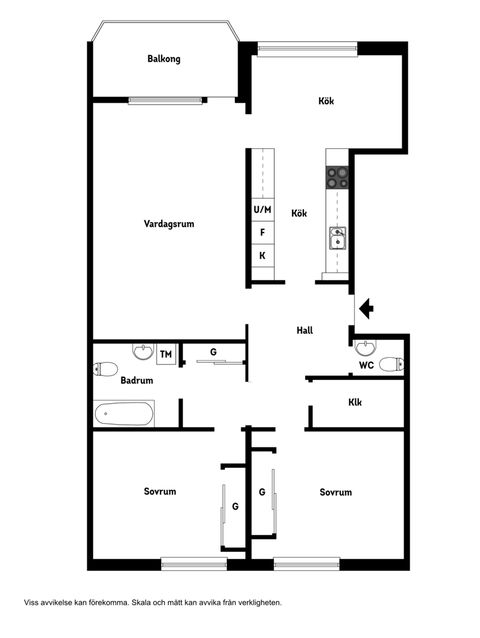 Bostadsrätt, Lingonstigen 34, Kallkällan, Luleå