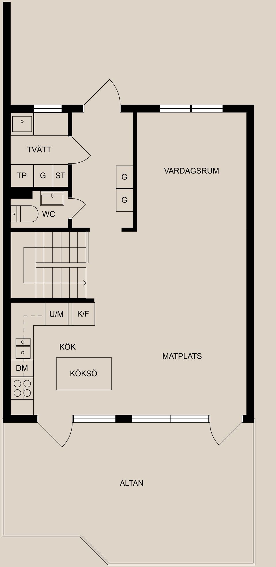 Radhus, Rambogatan 37, Rambodal/Smedby, Norrköping