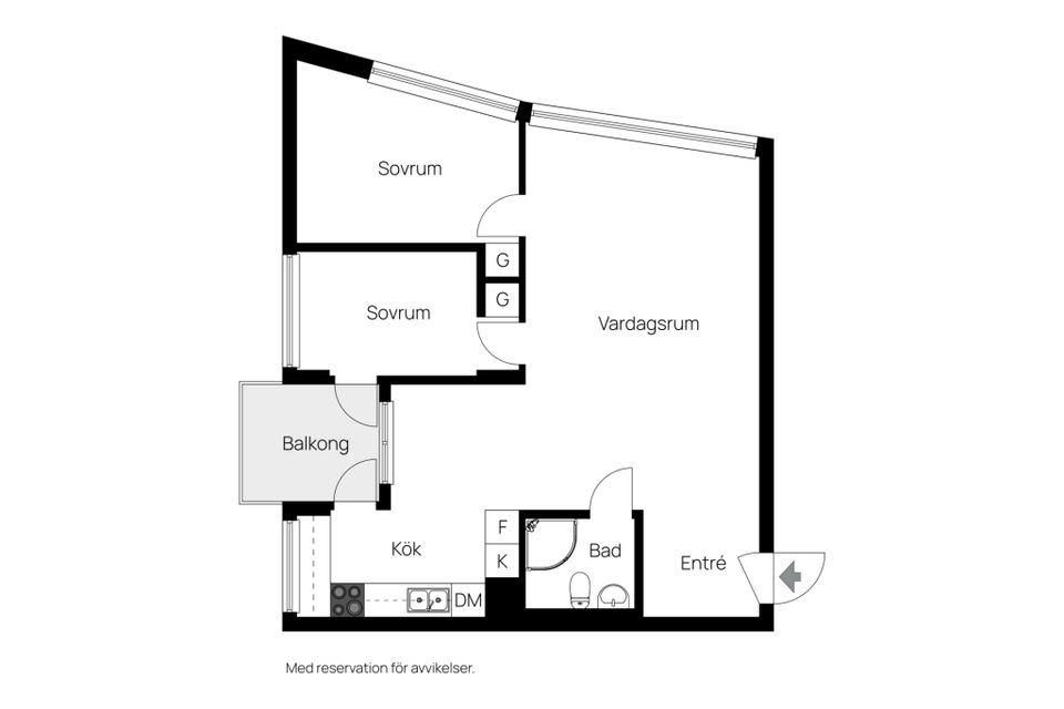 Bostadsrätt, Fagottgatan 2, 8tr, Ruddalen, Göteborg