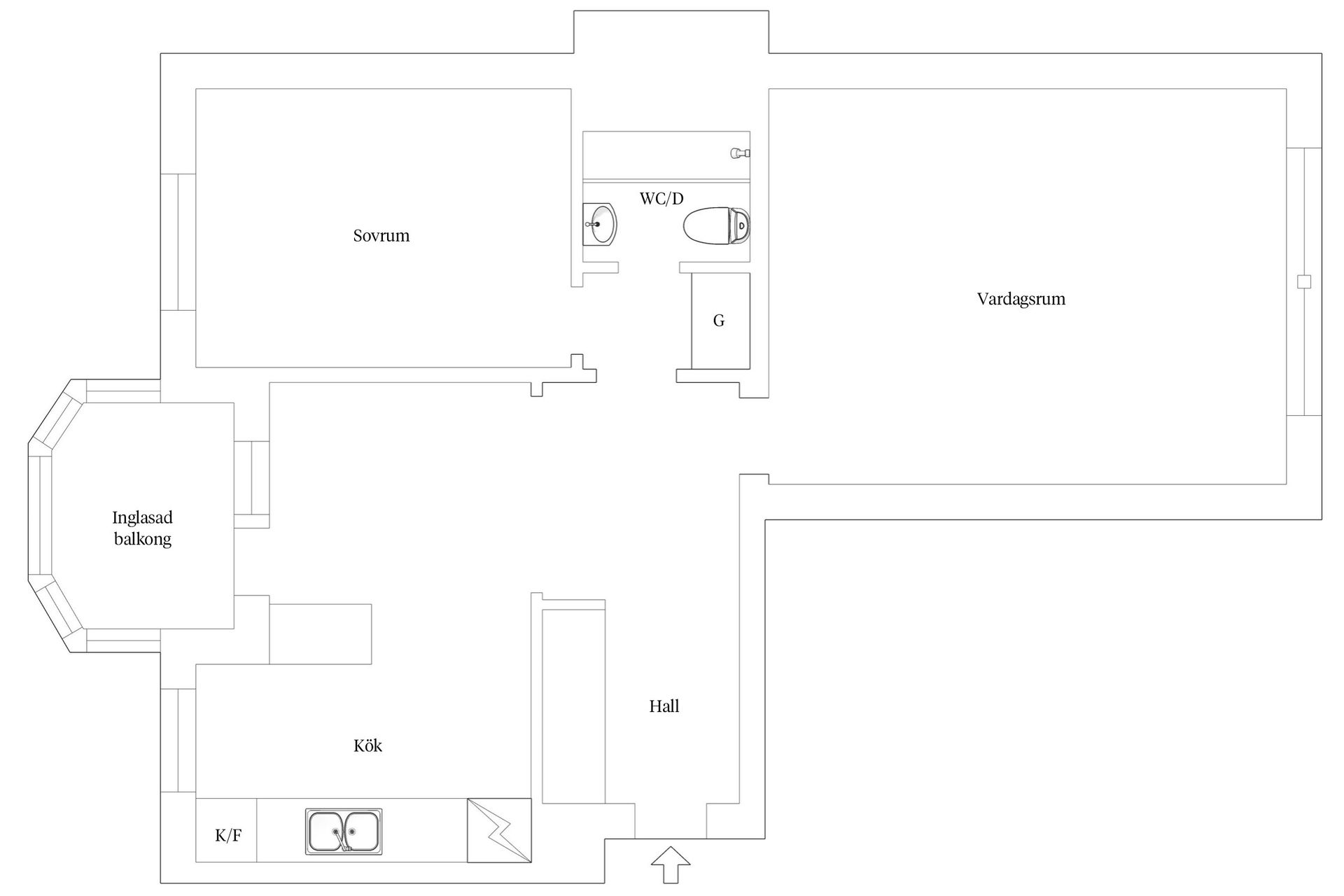 Bostadsrätt, Bredgatan 22, Henriksgården, Lomma