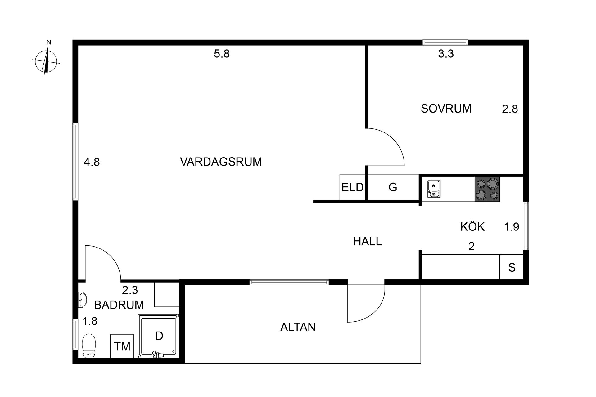 Fritidshus, Sörbo 200, Sikhall, Vänersborg