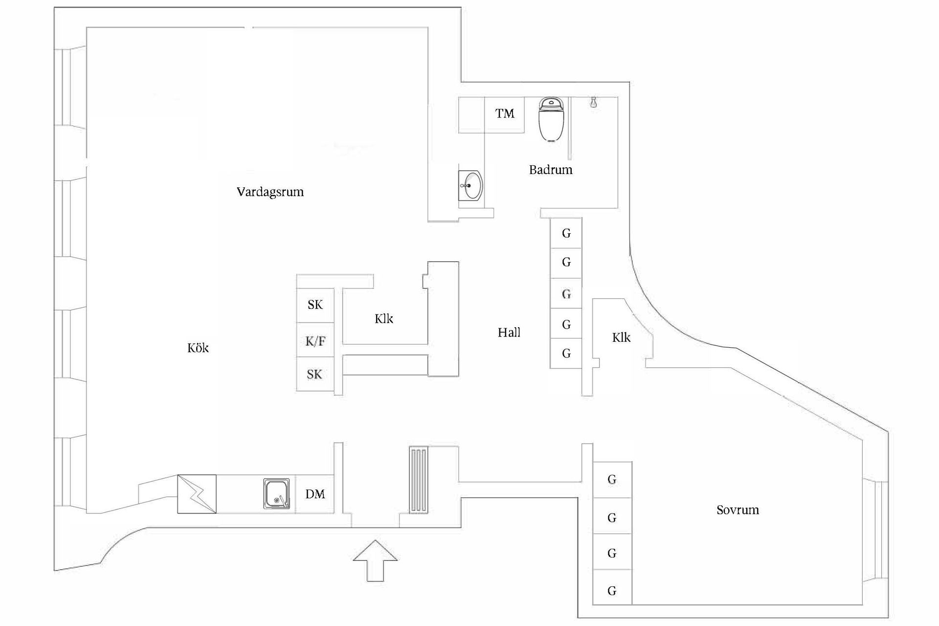 Bostadsrätt, Ringvägen 110A, Södermalm Sofia, Stockholm