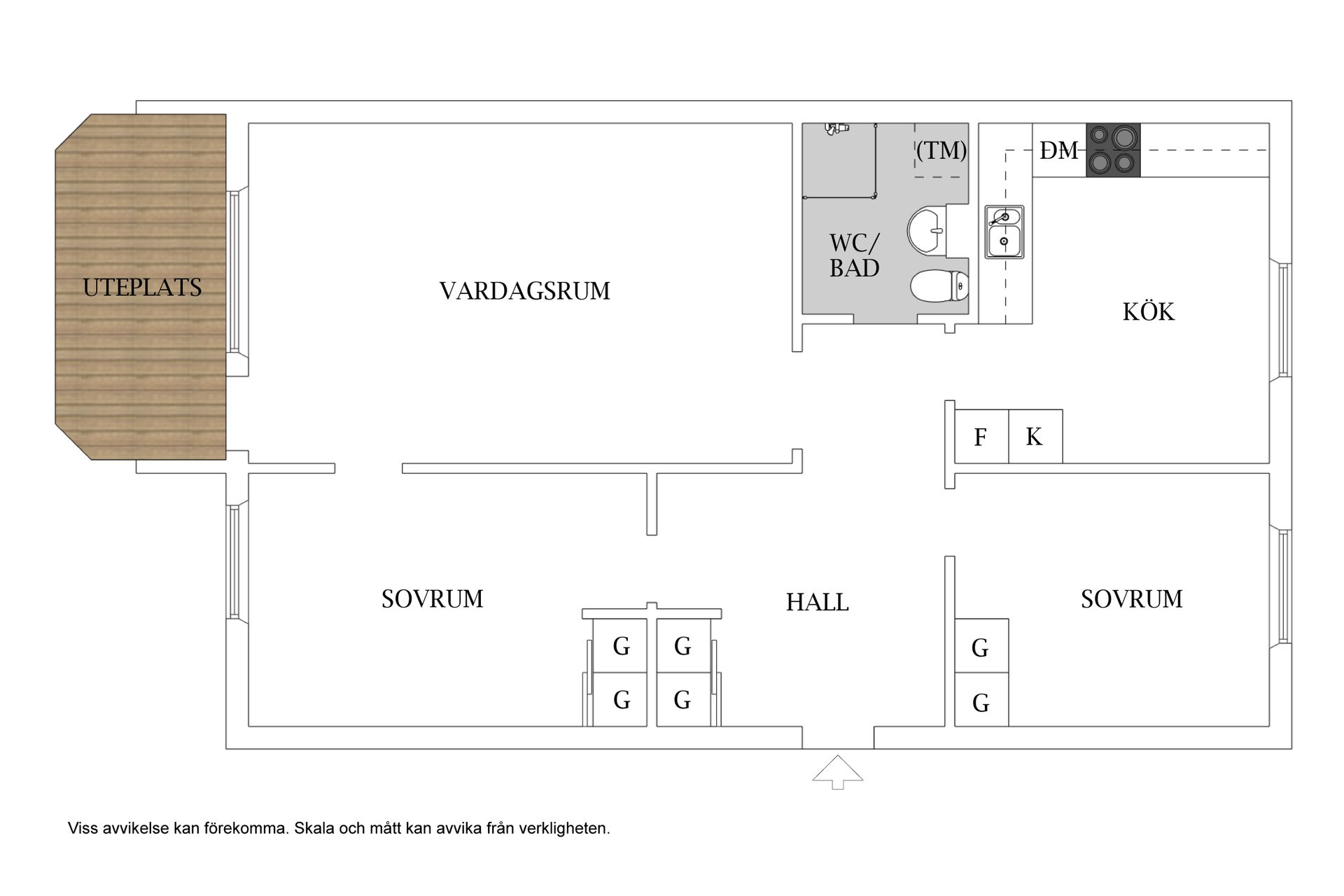 Bostadsrätt, Tegvägen 44, Viksjö, Järfälla