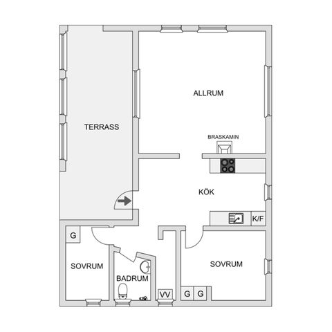 Fritidshus, Bergsjövägen 48, Grönfjäll, Vilhelmina