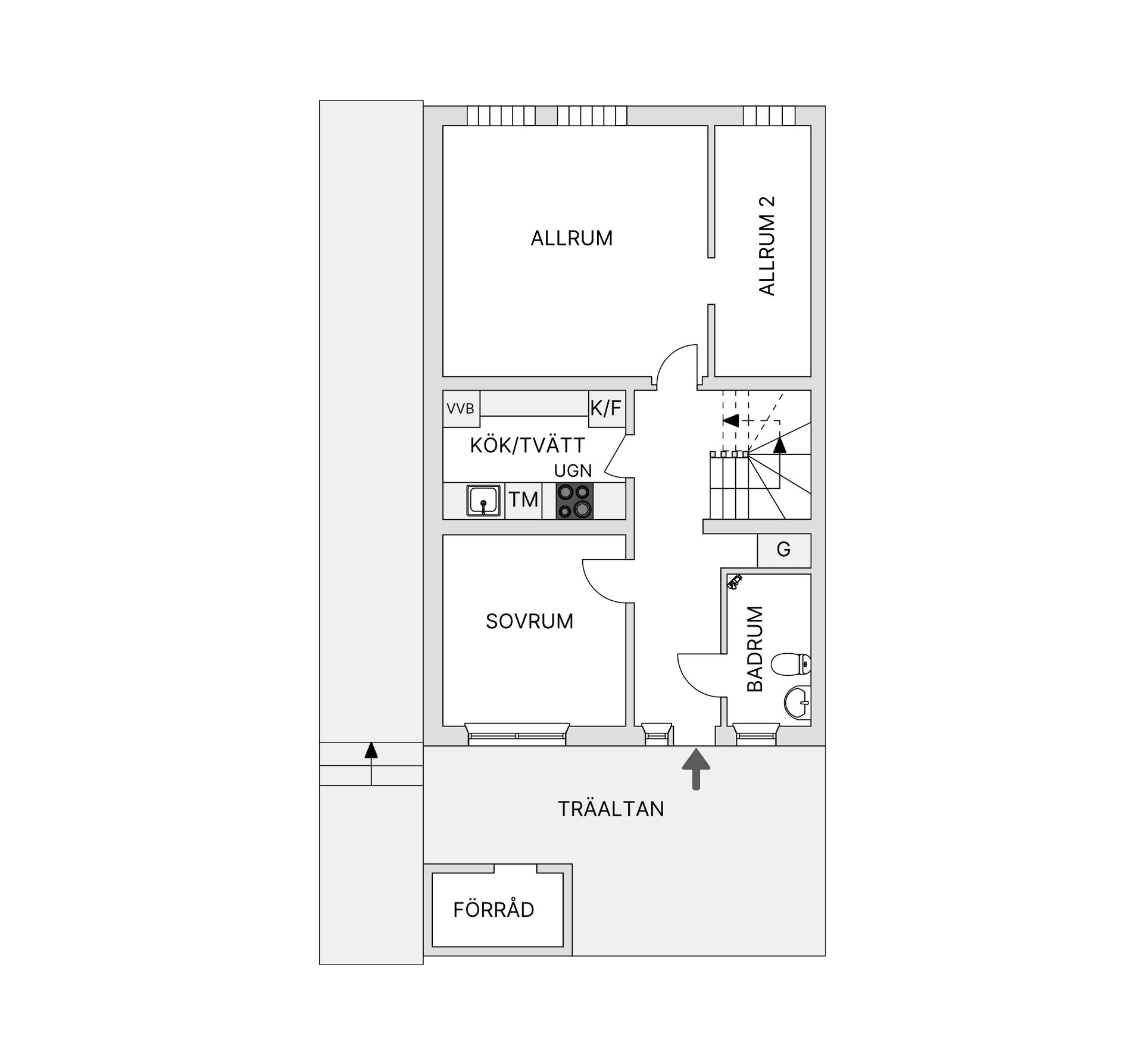 Villa, Radhus, Kung Sverres gata 32, Centrala Hisingen Tolered, Göteborg