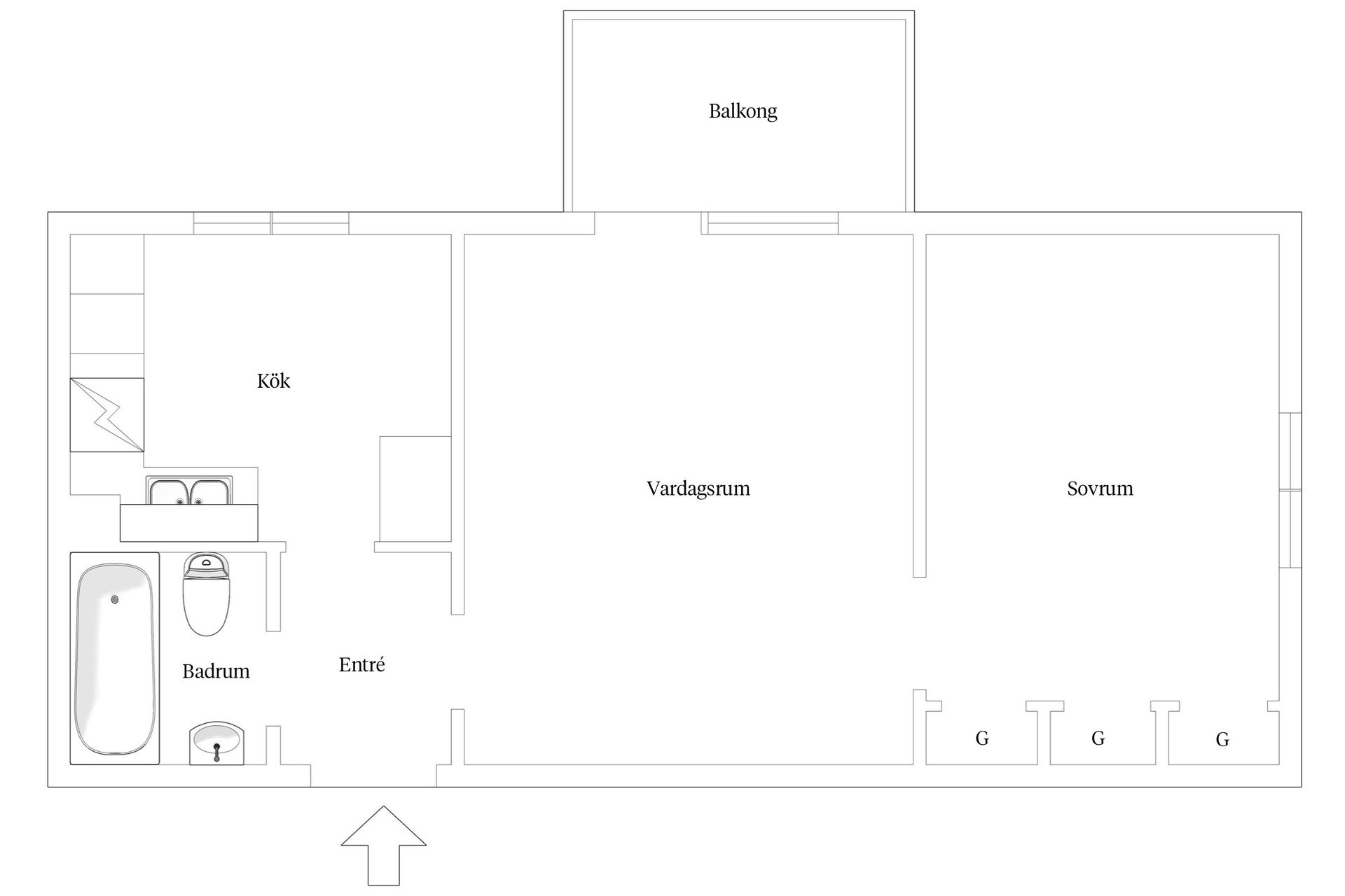 Bostadsrätt, Sulitelmagatan 1D, Strömmensberg, Göteborg