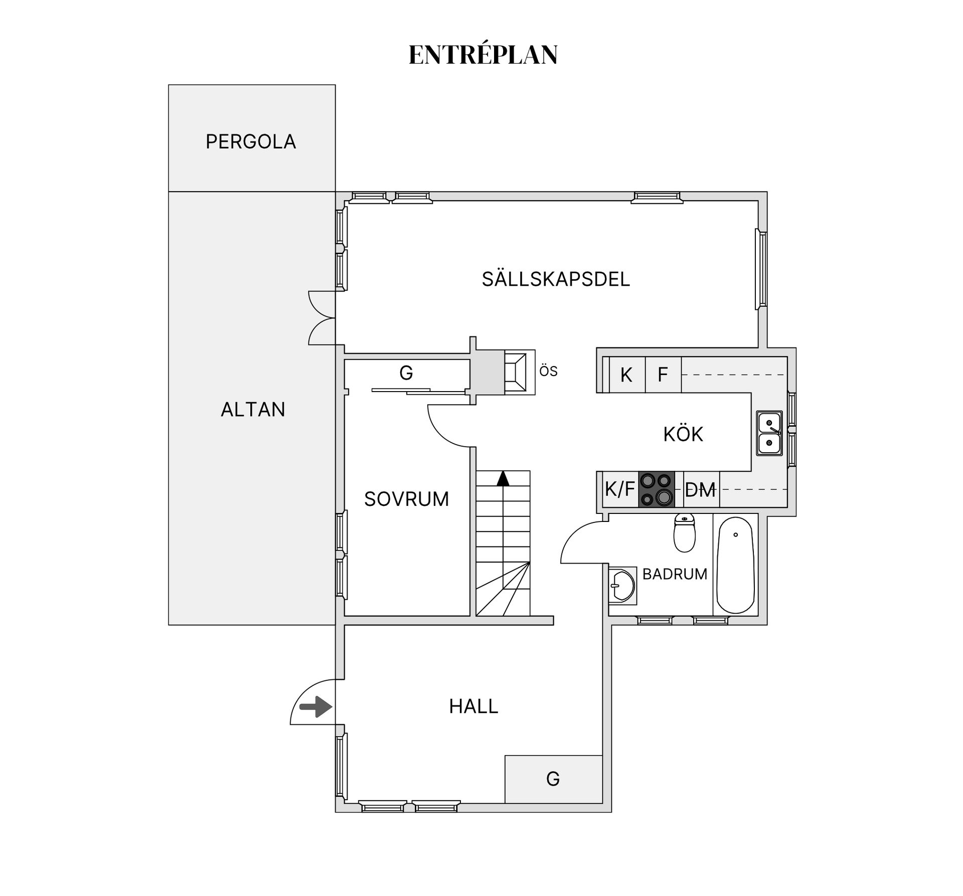 Villa, Stormansvägen 5B, Väsjön, Sollentuna
