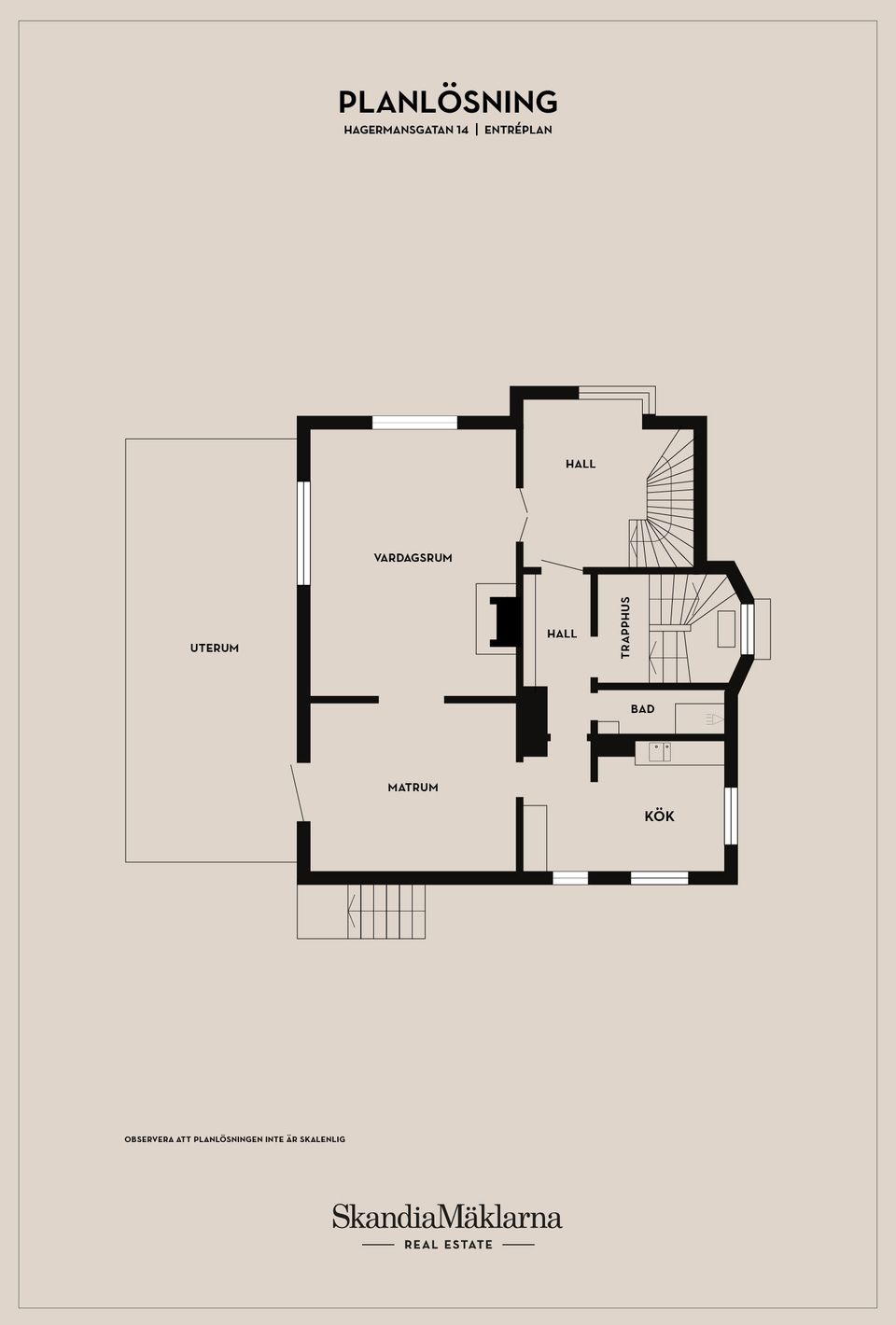 Villa, Hagermansgatan 14, Solbacken, Ystad