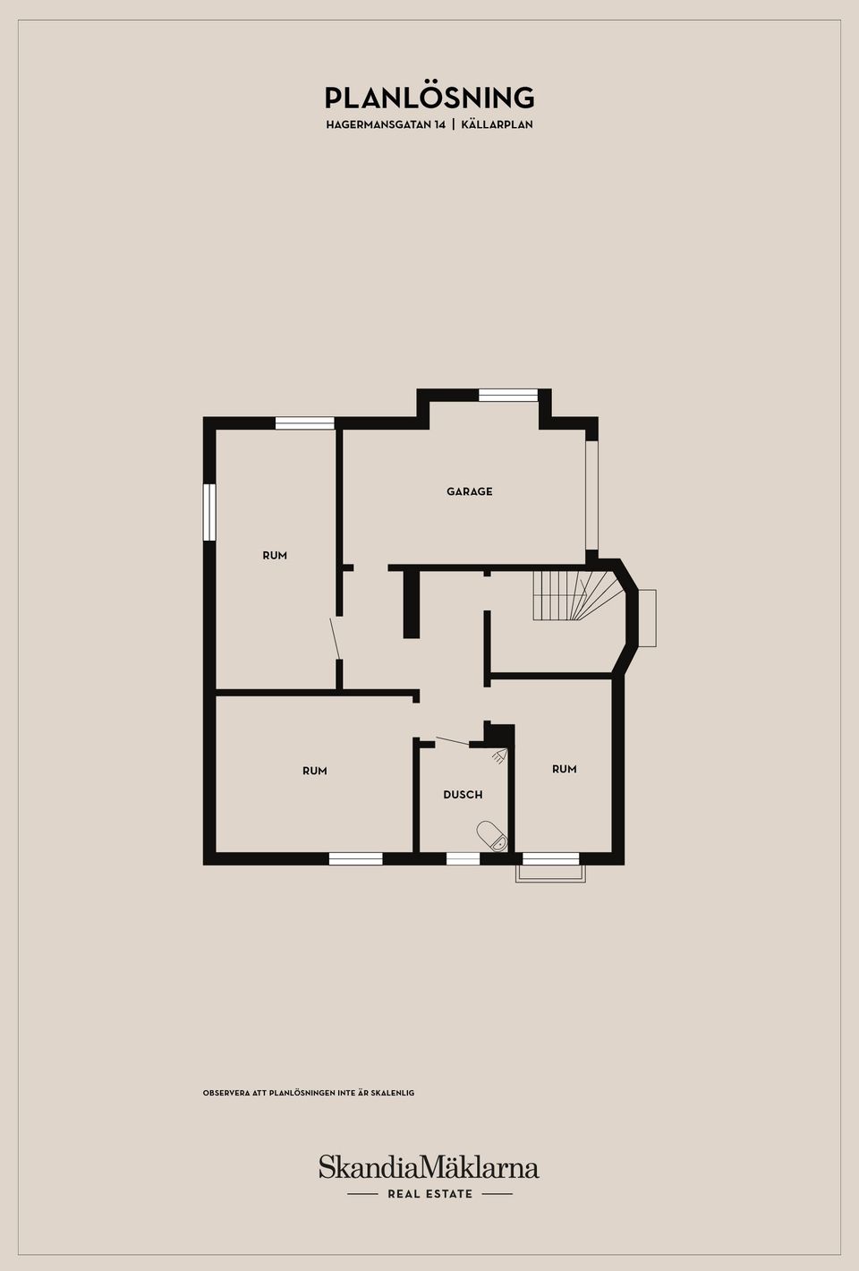 Villa, Hagermansgatan 14, Solbacken, Ystad