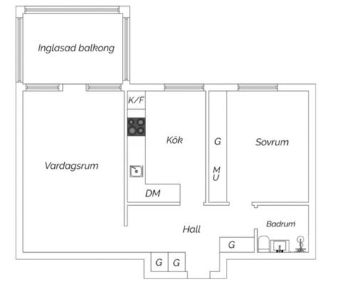 Bostadsrätt, Björnstigen 115, Bergshamra, Solna
