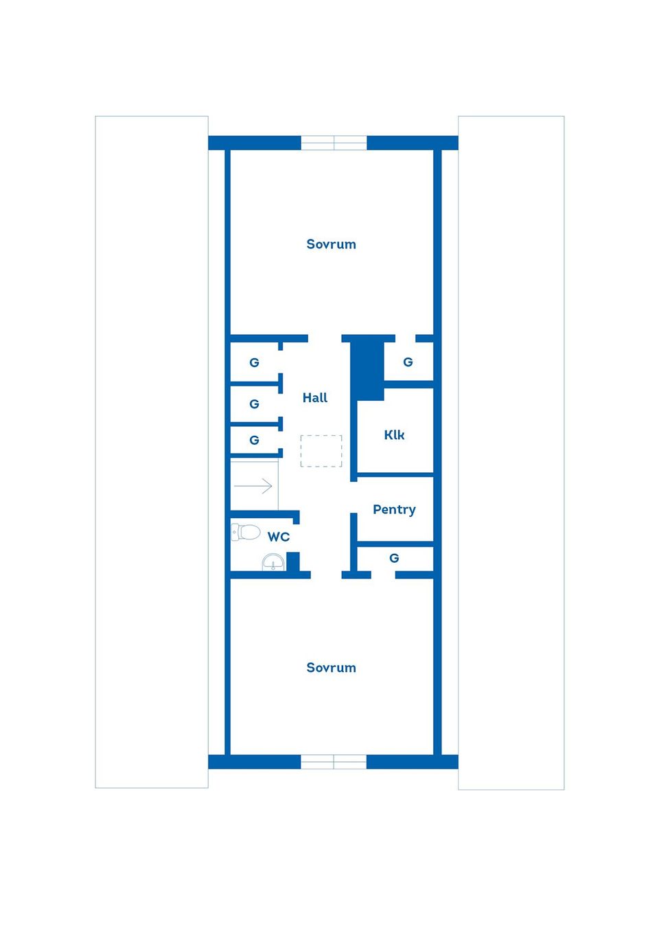 Villa, Idrottsgatan 23, Osby  centralt, Osby