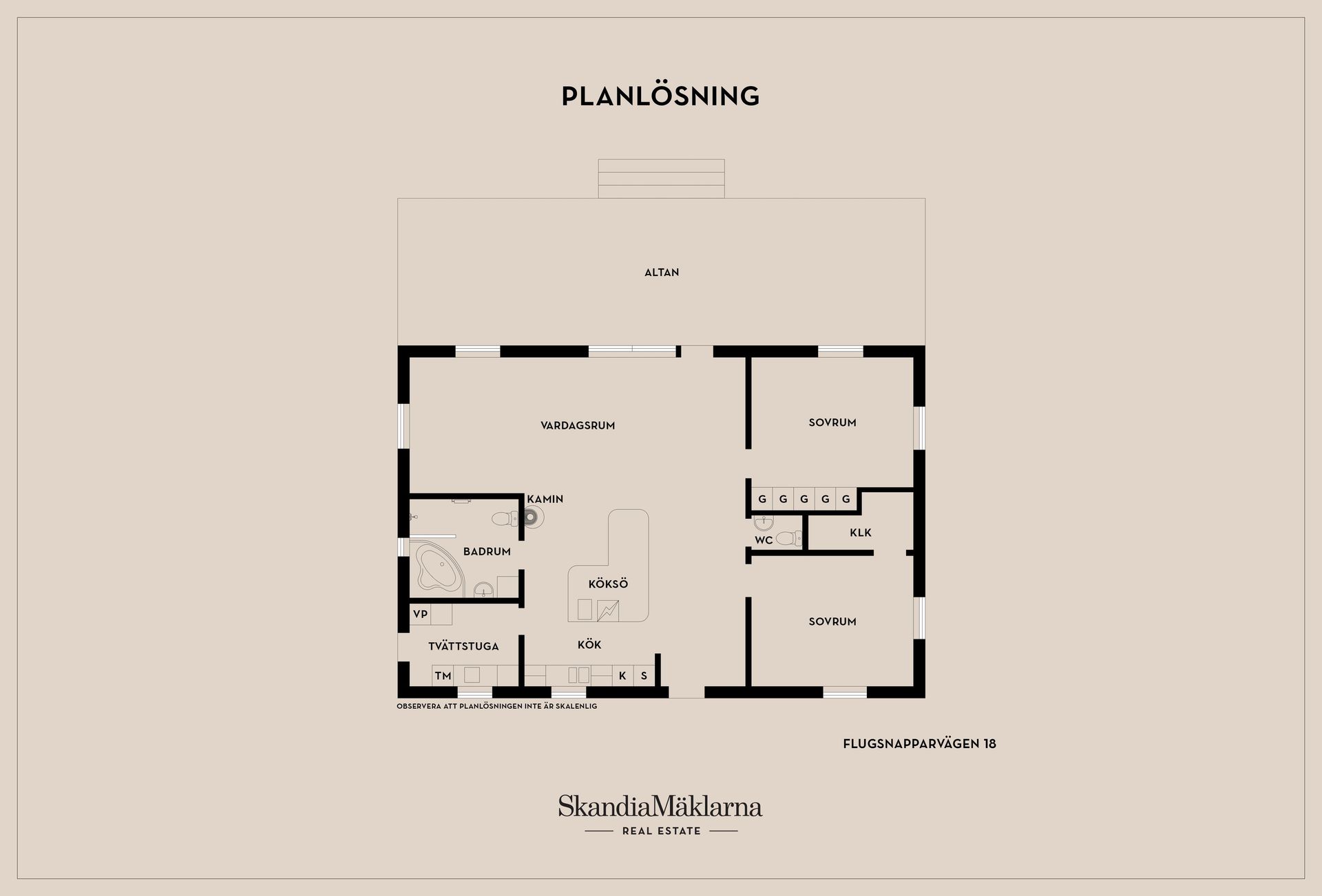 Villa, Flugsnapparvägen 18, Borsökna, Eskilstuna