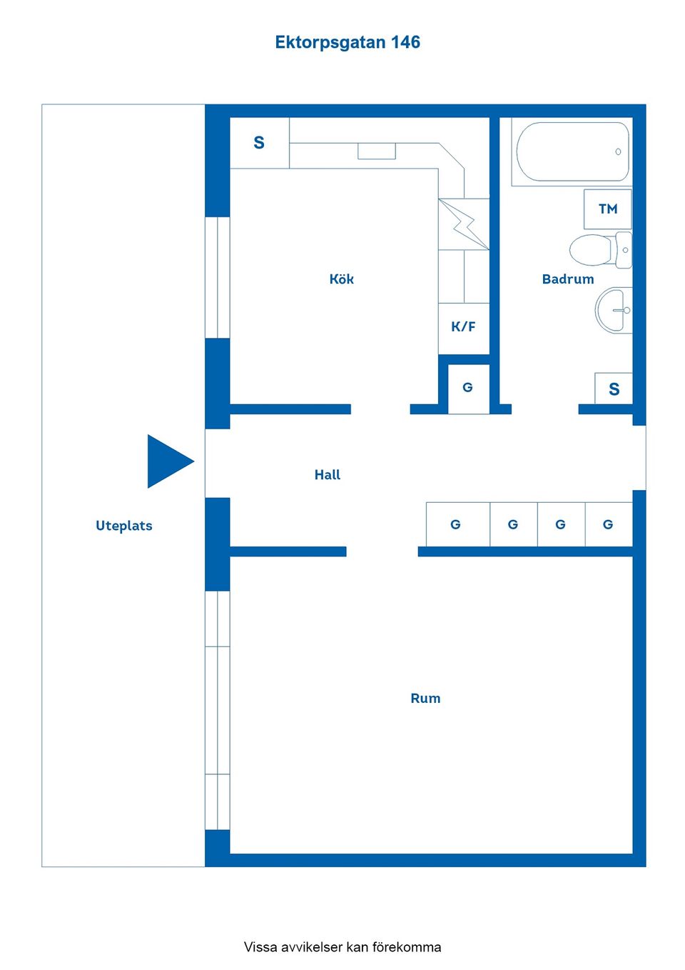 Bostadsrätt, Ektorpsgatan 146, Kaffebacken, Norrköping