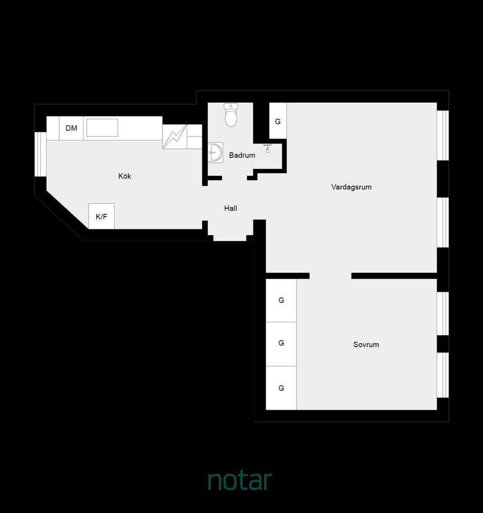 Bostadsrätt, Kanikgatan 5B, Väster, Lund