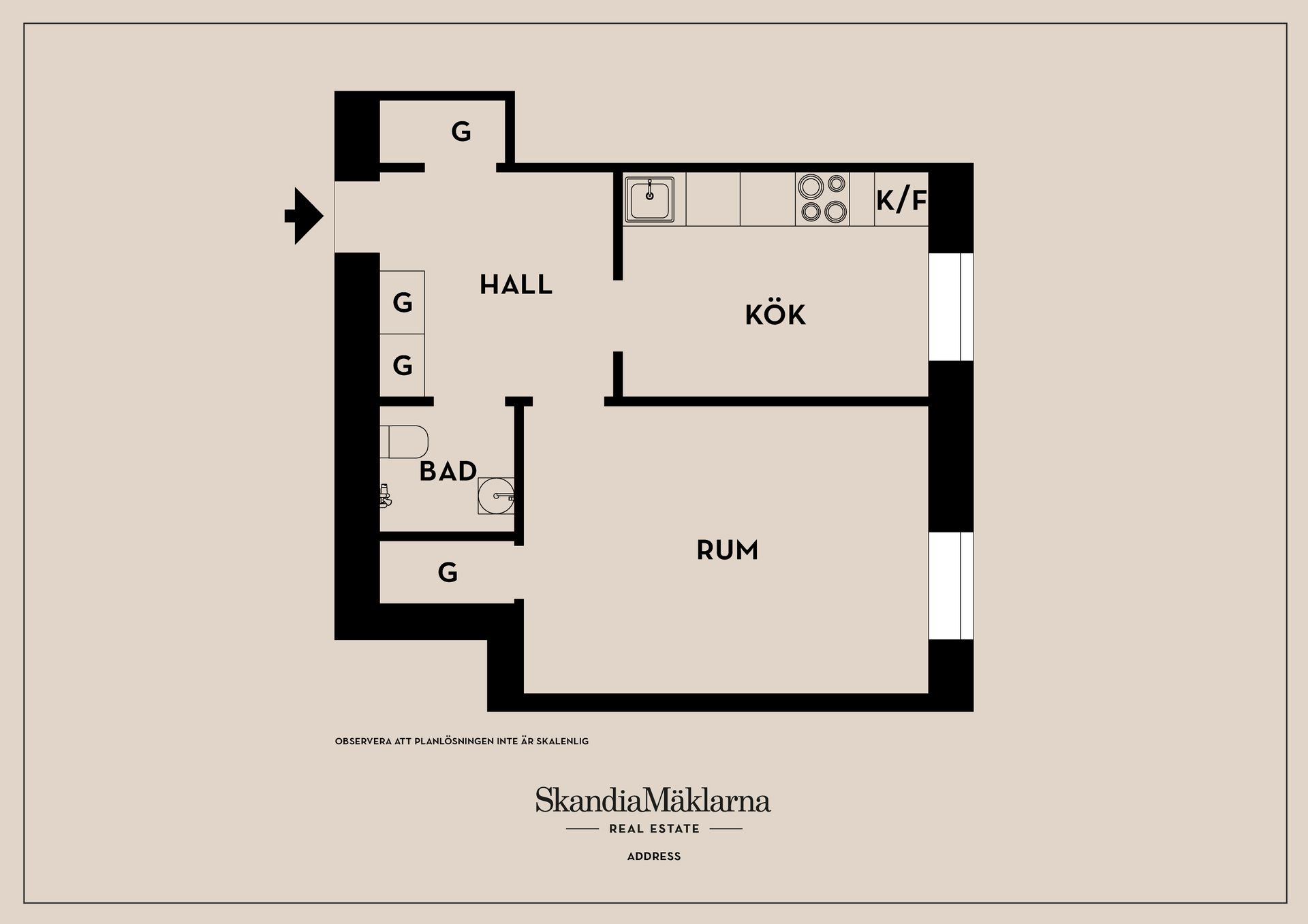 Bostadsrätt, Tjurbergsgatan 36, Stockholm Södermalm, Stockholm