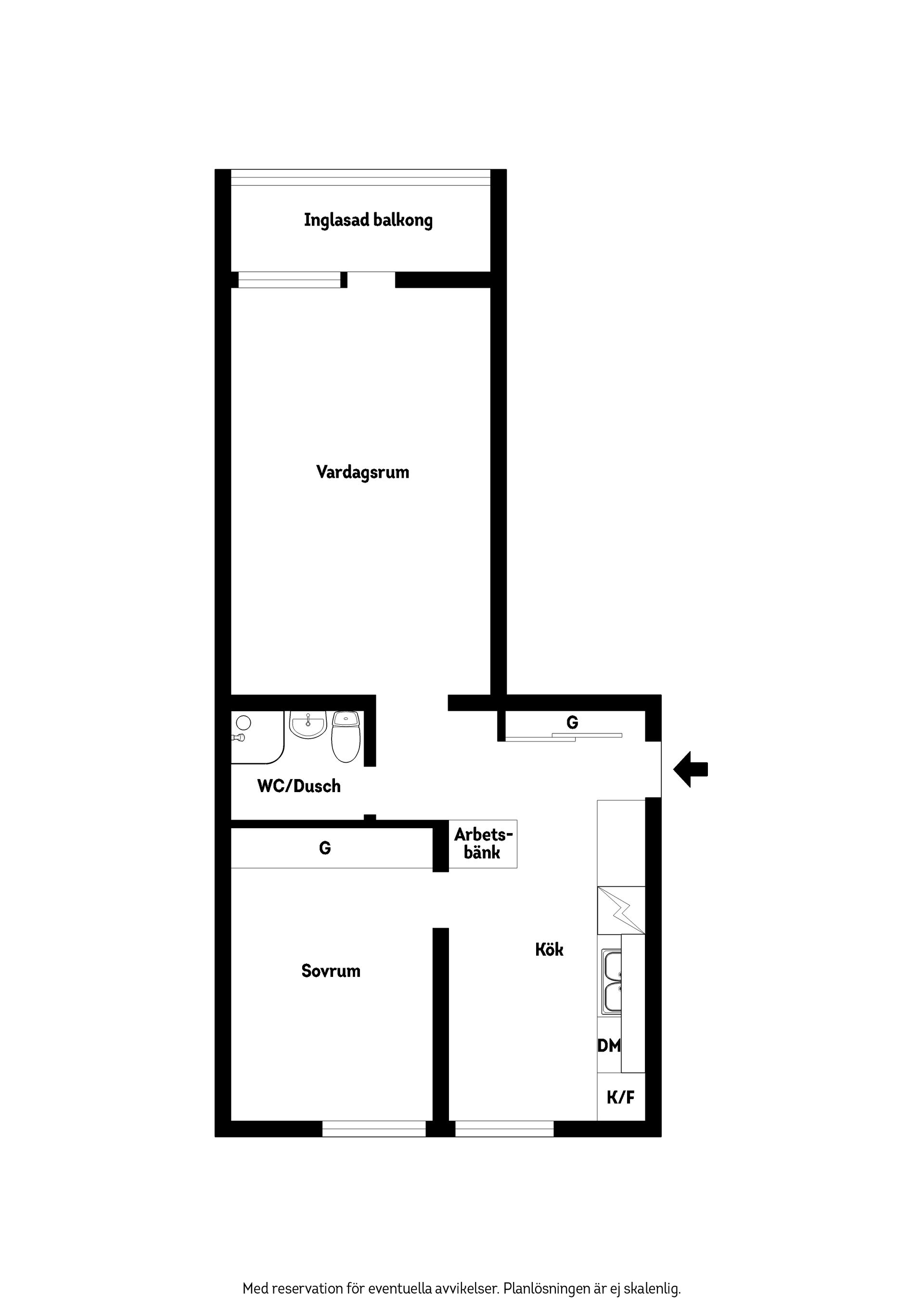 Bostadsrätt, Andréevägen 51C, Vättersnäs, Jönköping