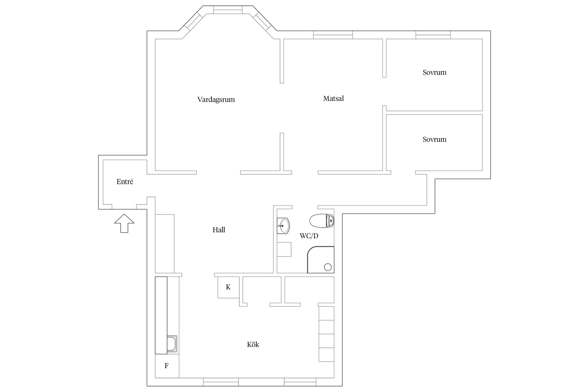 Bostadsrätt, Österportstorg 5A, Centrala Ystad, Ystad