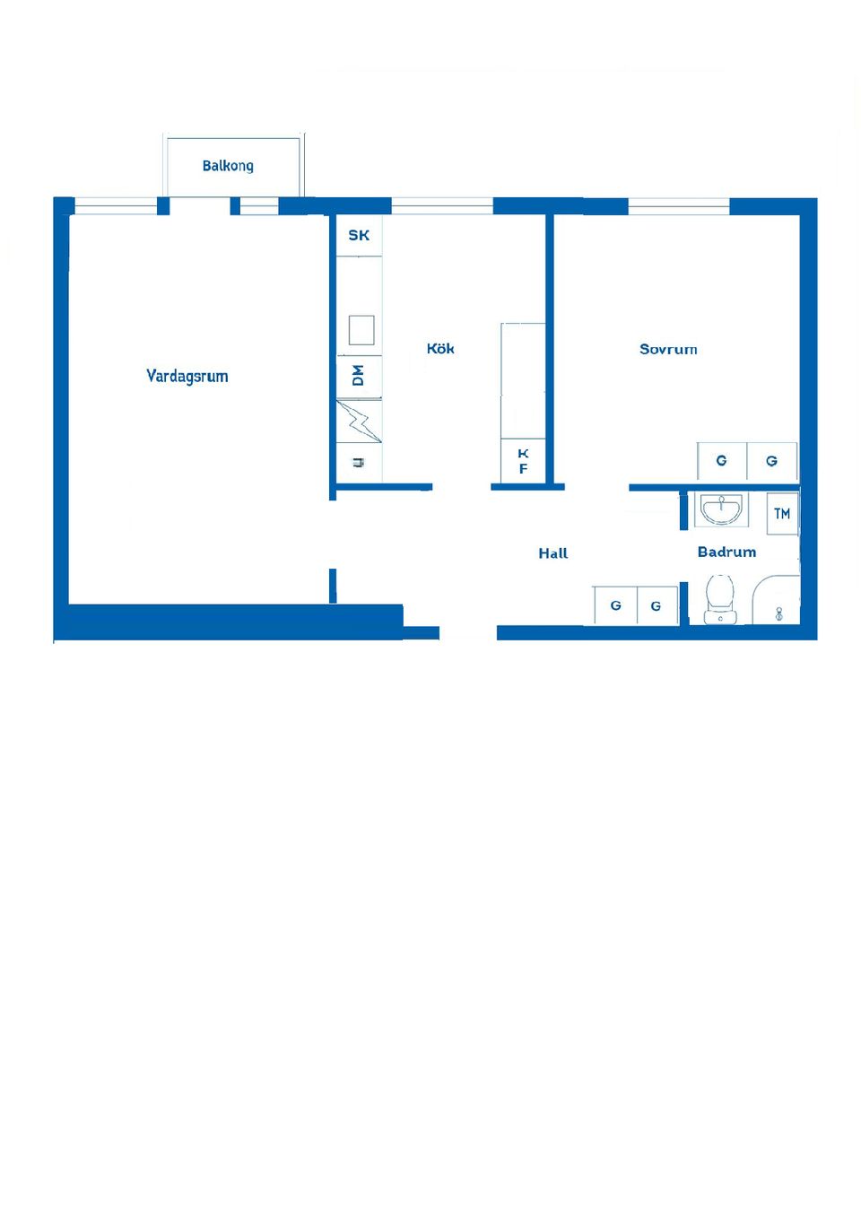 Bostadsrätt, Södra Stapeltorgsgatan 17A, Söder, Gävle