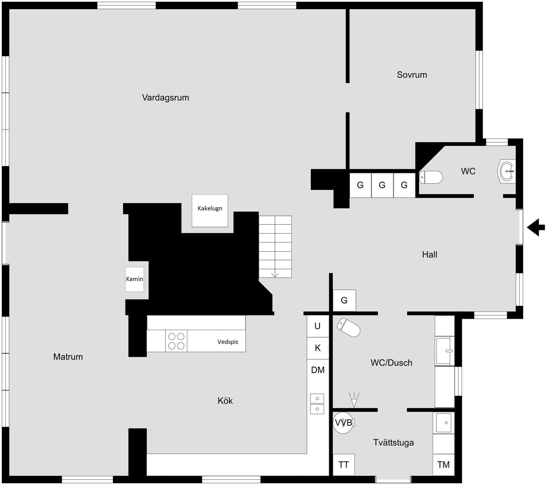Villa, Södra Ekhamn Stentorpet 30, Södra Ekhamn, Knivsta