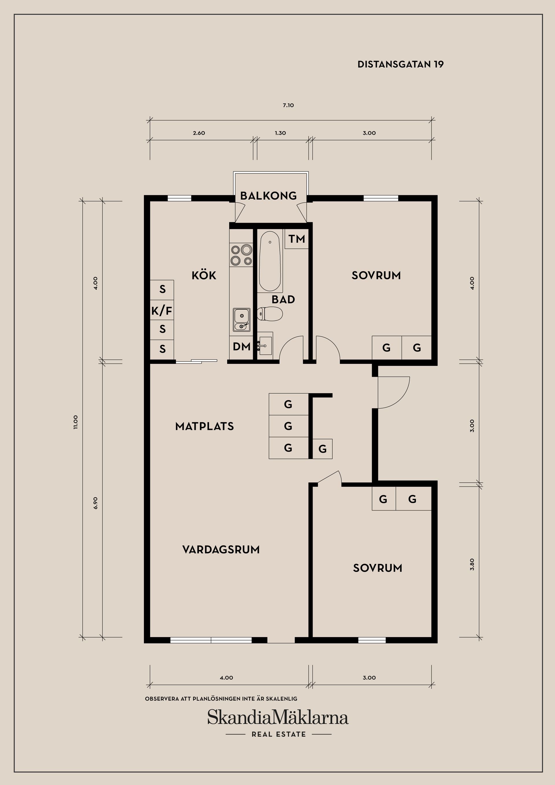 Bostadsrätt, Distansgatan 19, Flatås, Göteborg