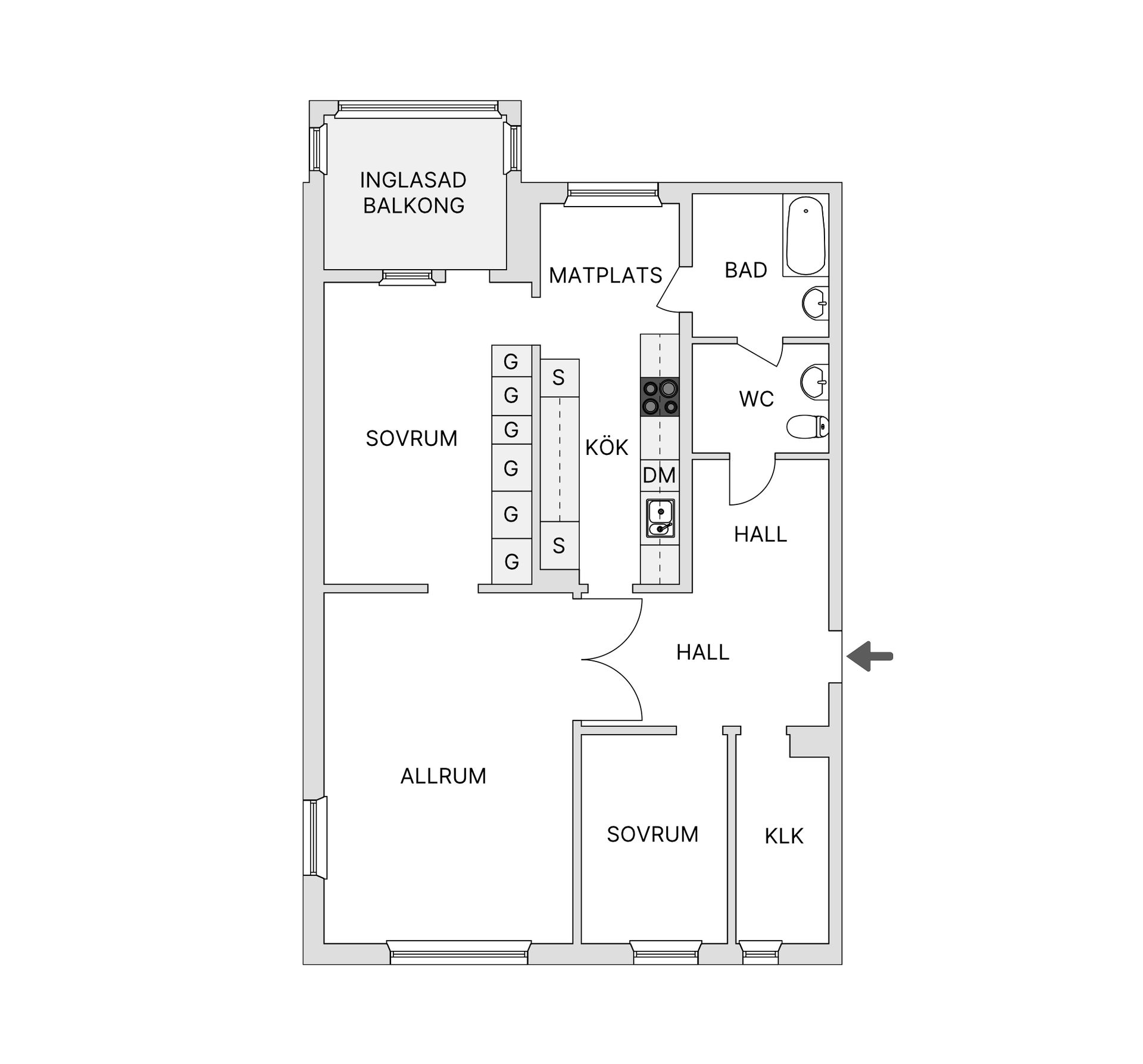 Bostadsrätt, Smultronvägen 32, Rörstorp, Värnamo