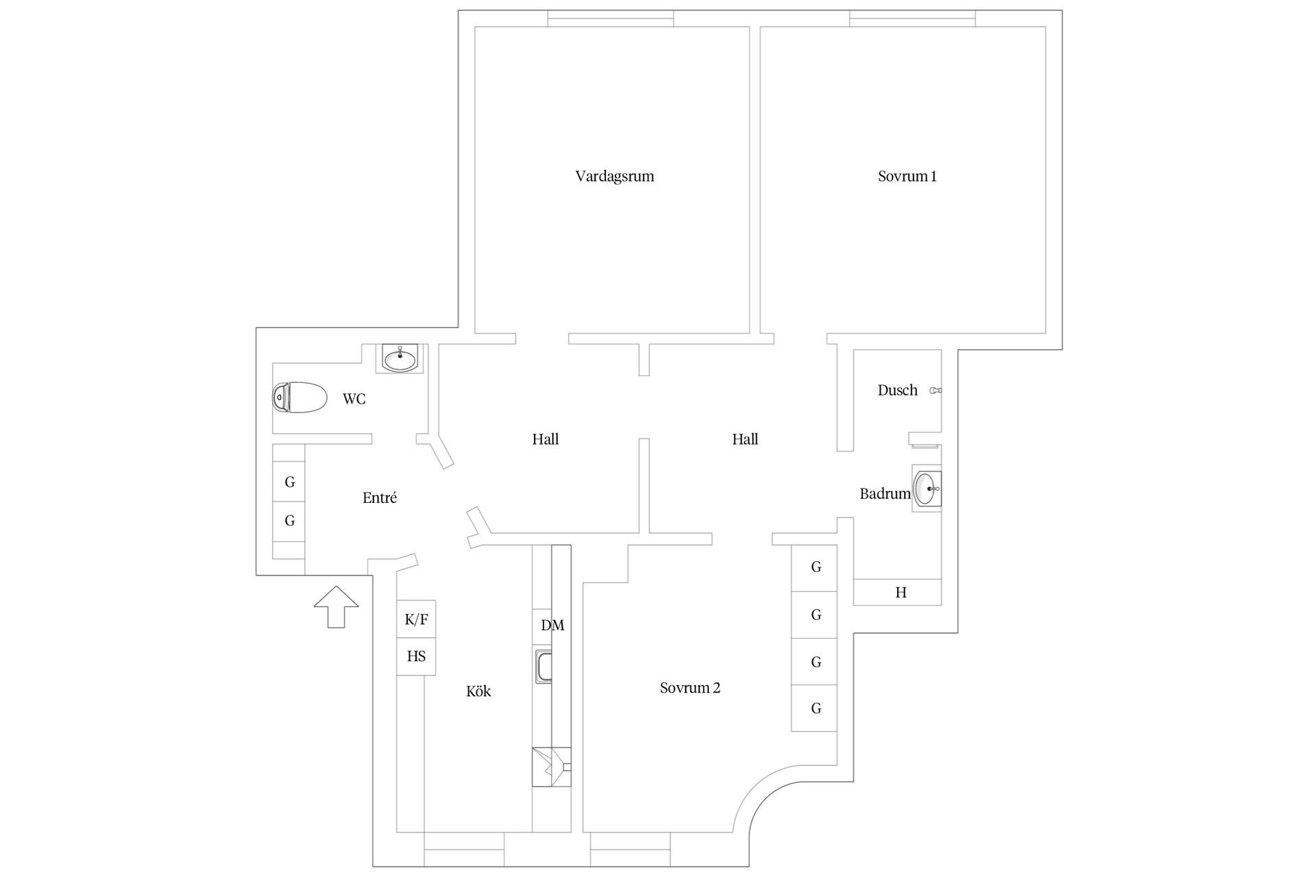 Bostadsrätt, Johan Kocksgatan 39, Trelleborg - Centralt, Trelleborg