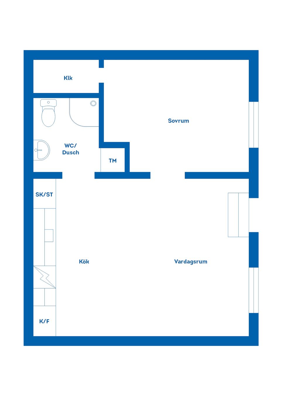 Bostadsrätt, Fredriksdalsvägen 4G, Villastaden, Gävle