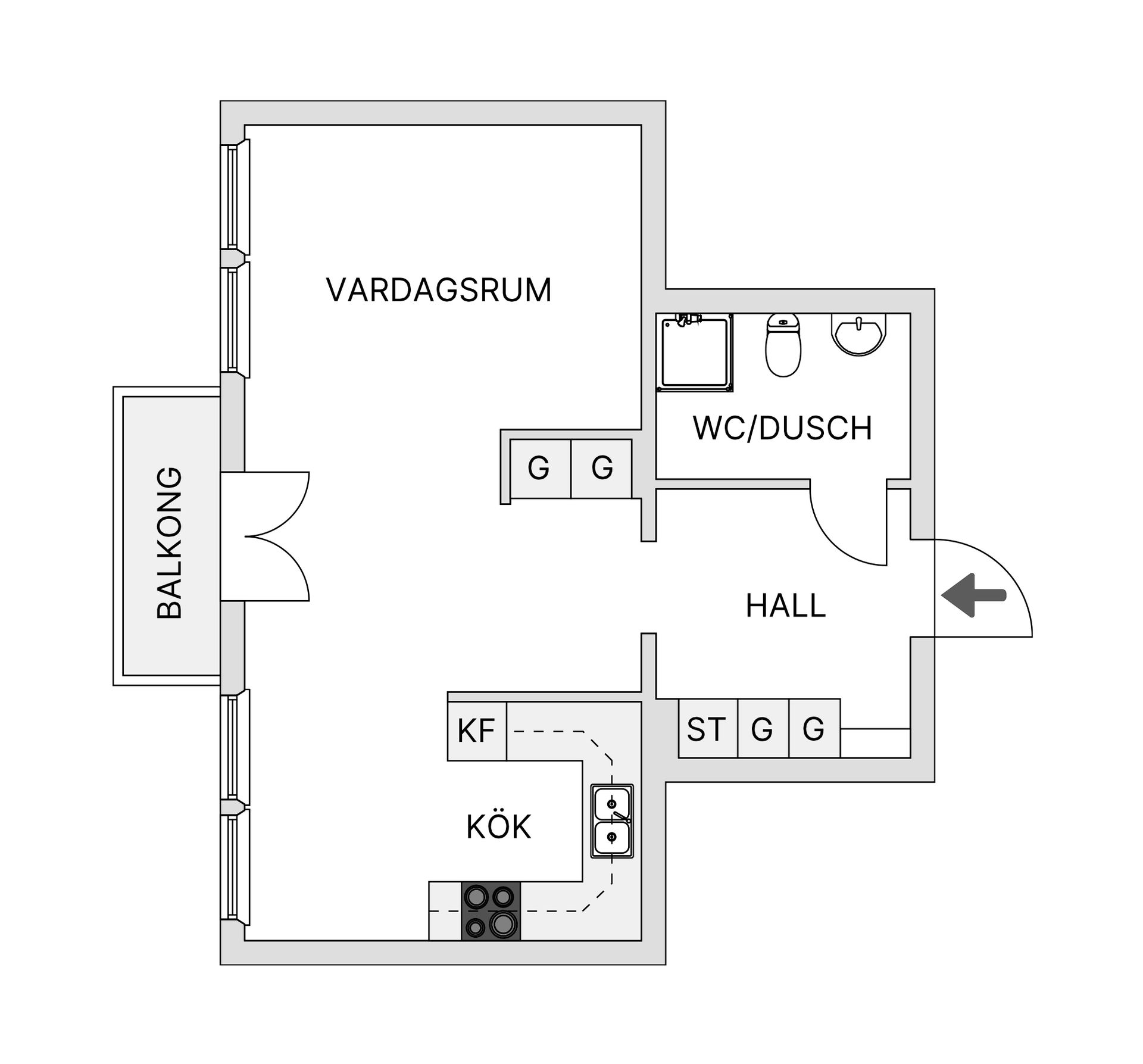 Bostadsrätt, Målarprinsens väg 10, Tyresö strand, Tyresö