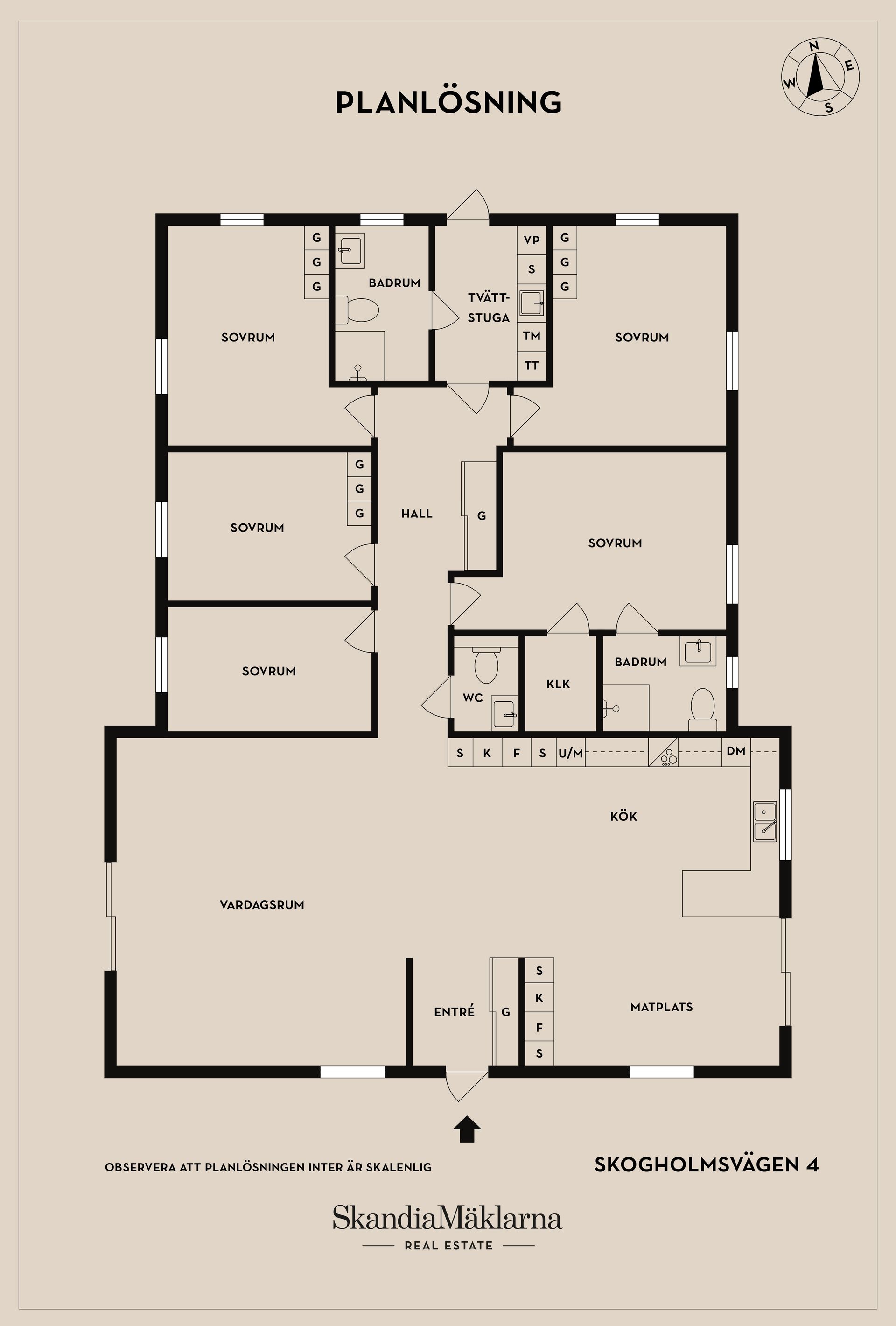 Villa, Skogholmsvägen 4, Hjärnarp, Ängelholm