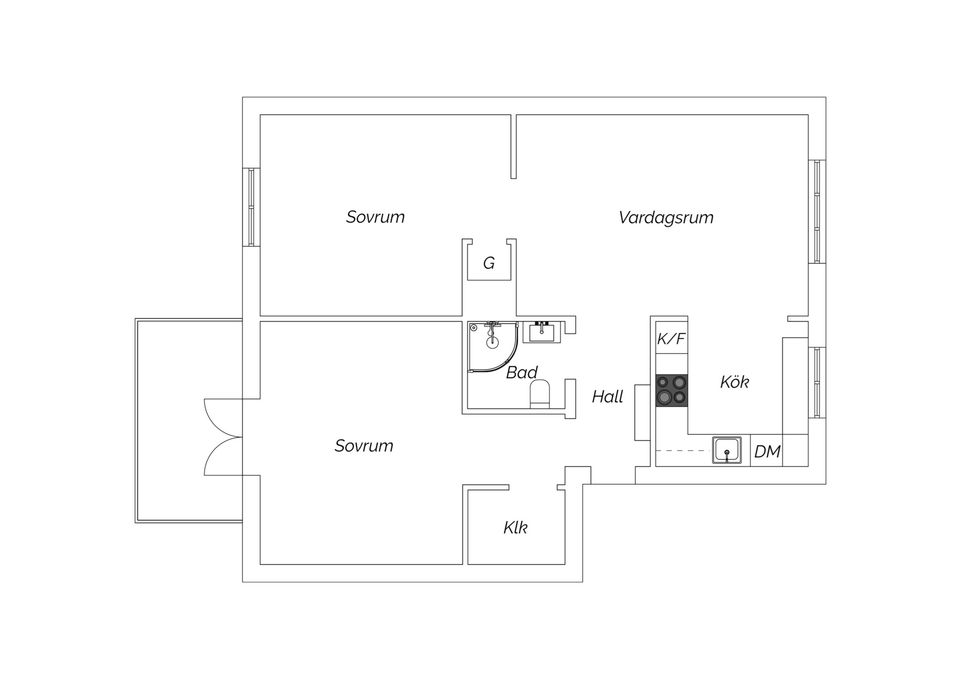 Bostadsrätt, Husabyvägen 23, Aspudden, Stockholm