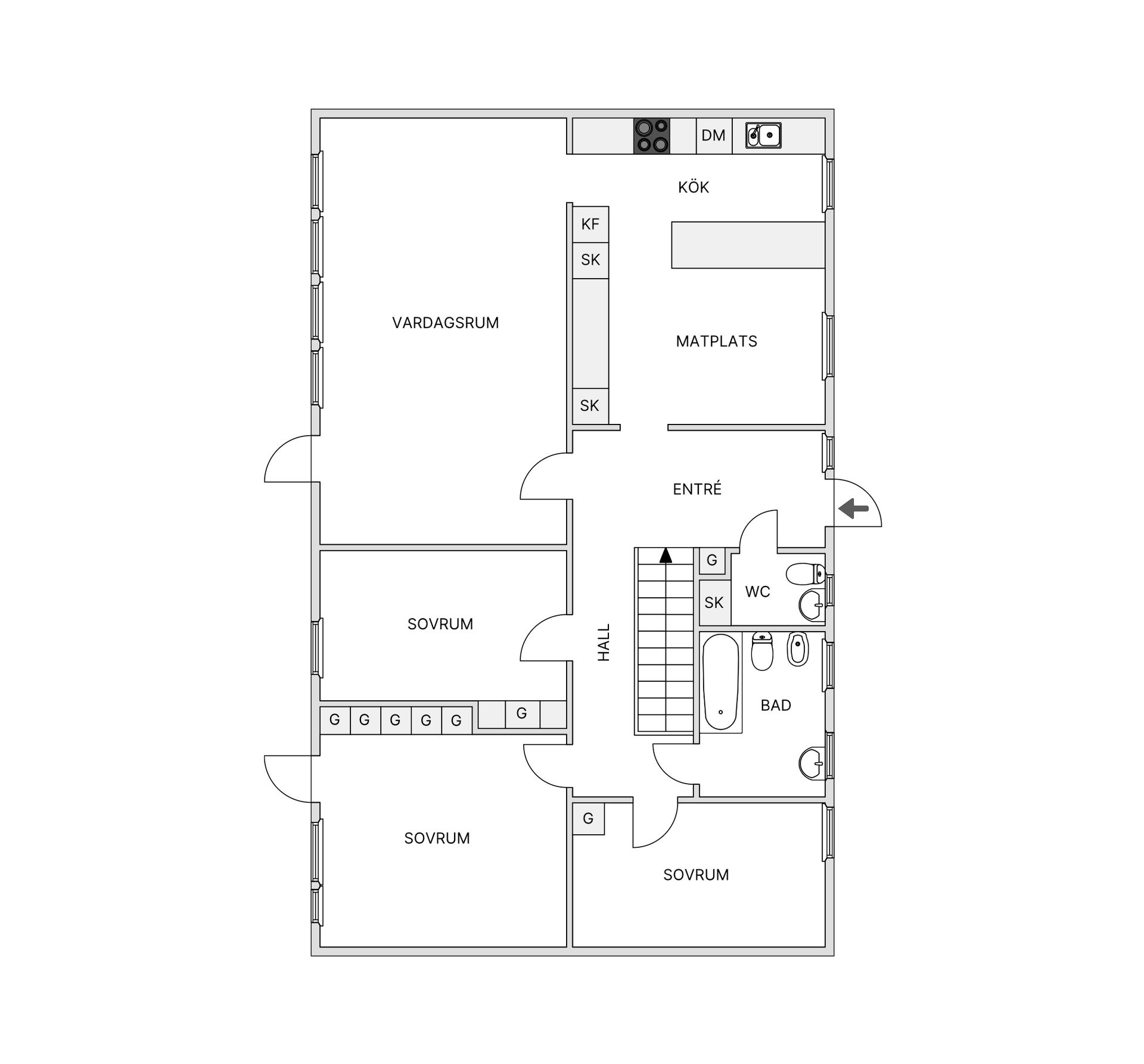 Villa, Lärkgatan 5, Östra Ljungby, Klippan