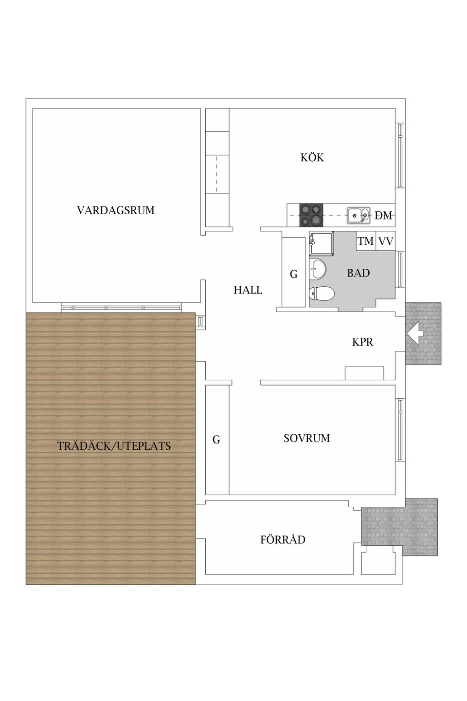 Bostadsrätt, Vasängsvägen 40, Vallås, Halmstad