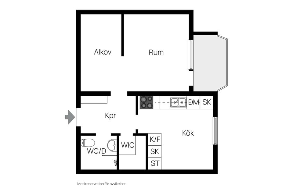 Bostadsrätt, Byggmästargatan 5C, Salabacke, Uppsala