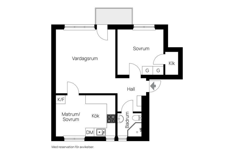 Bostadsrätt, Hunnebergsvägen 15, Traneberg, Stockholm