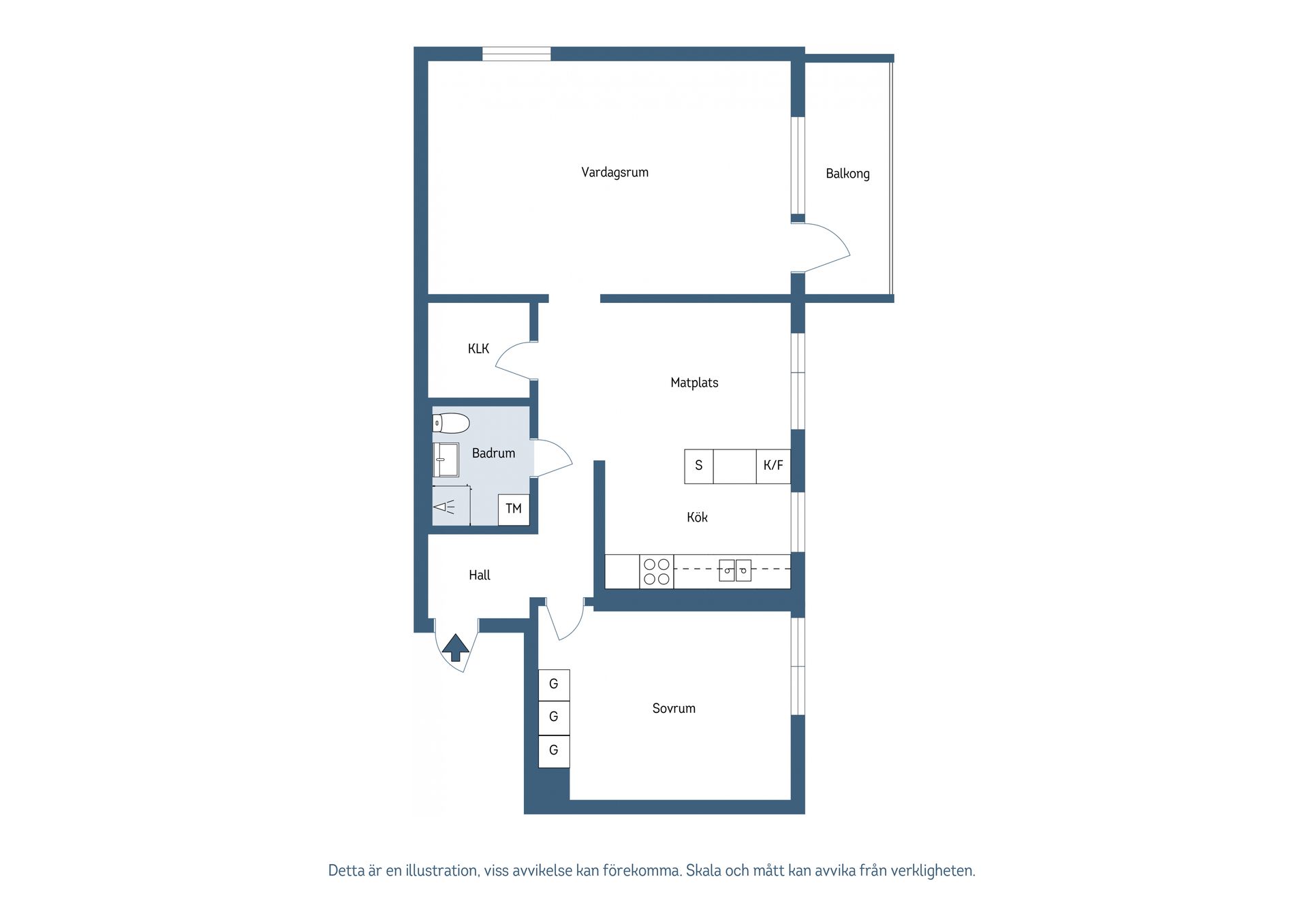 Bostadsrätt, Länsmansgatan 9 A, Norrmalm, Skövde