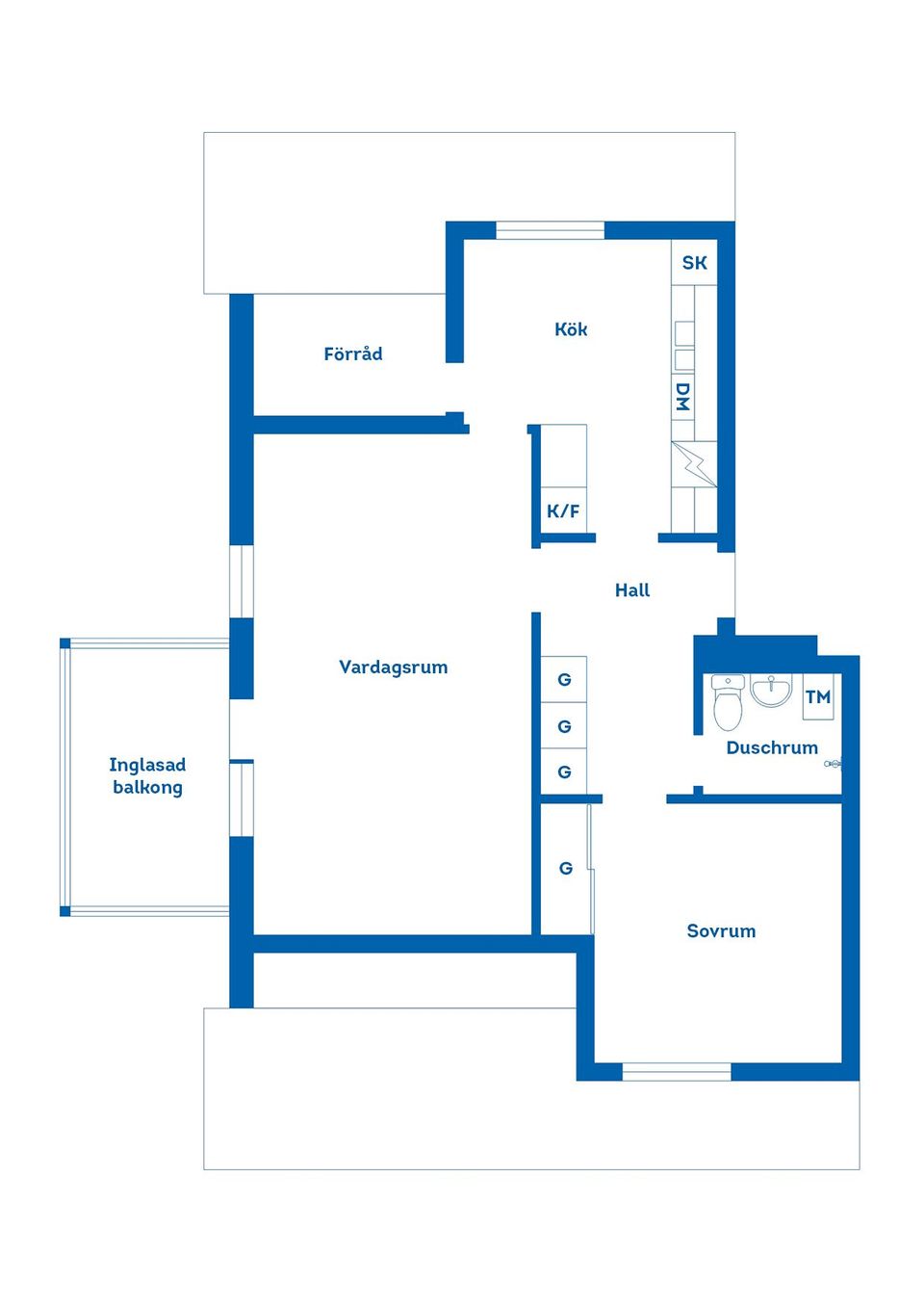 Bostadsrätt, Eriksbergsgränd 5B, Norrstaden, Härnösand