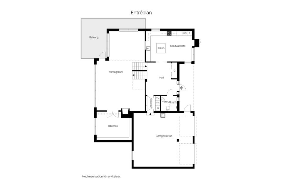 Villa, Badparksvägen 18, Gribbylund, Täby