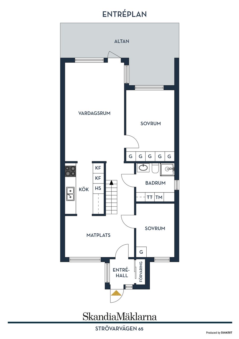 Radhus, Strövarvägen 65, Riksten, Botkyrka