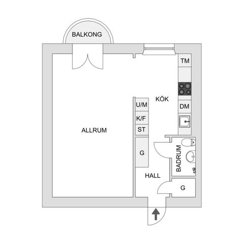 Bostadsrätt, Helgagatan 36N, 3 / 3 tr, Södermalm - Skanstull, Stockholm