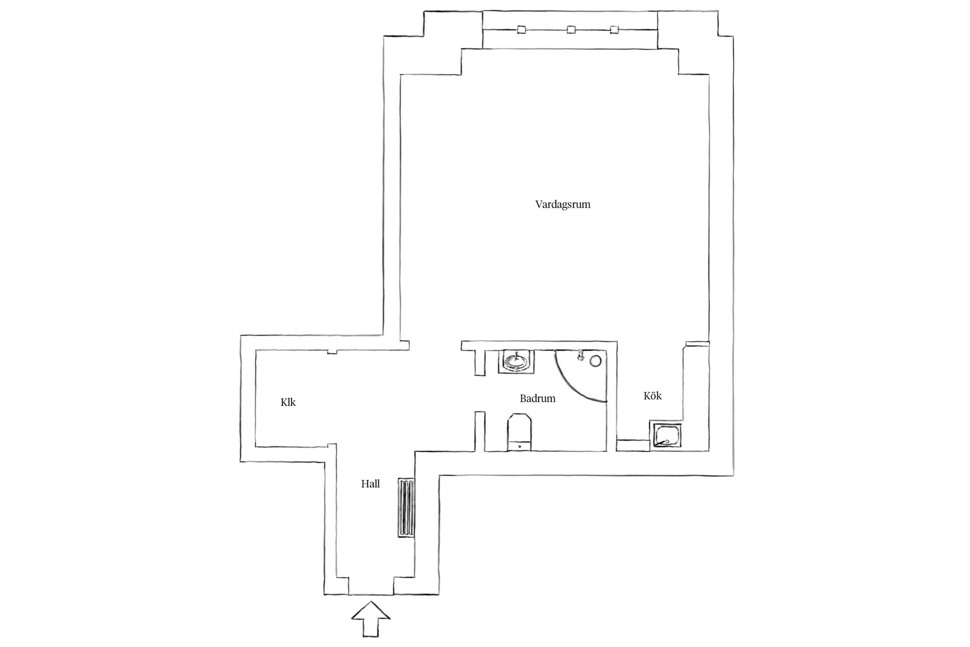 Bostadsrätt, Kungsportsavenyen 43, Lorensberg, Göteborg
