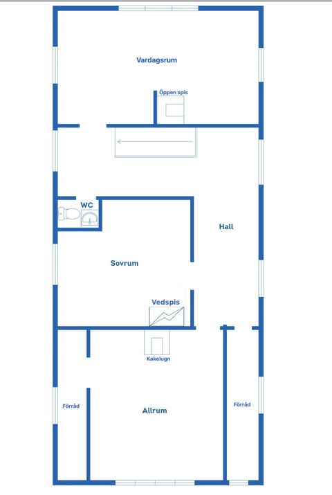 Villa, Norra Bergvägen 77, Centrala Orsa, Orsa