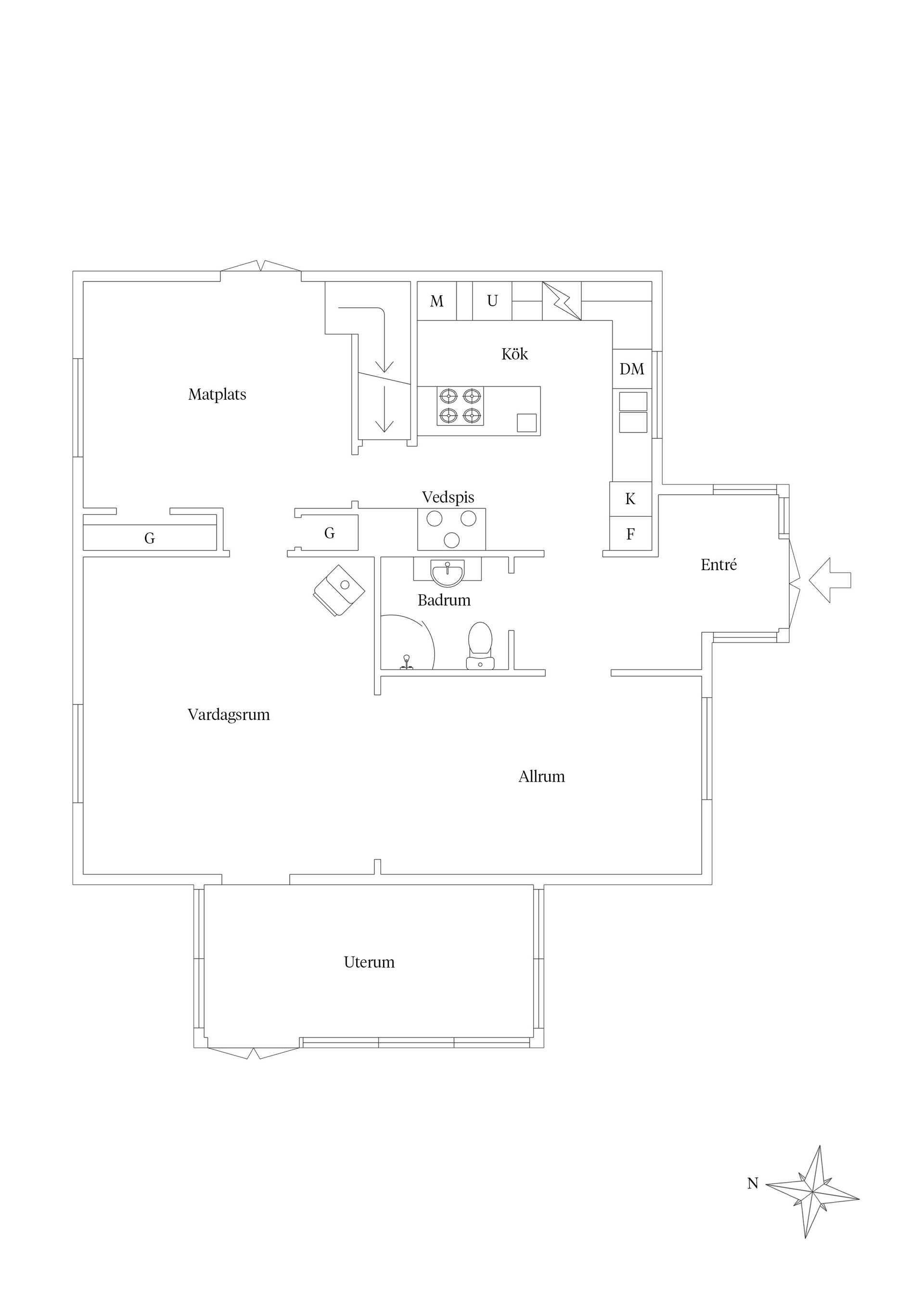 Villa, Härna Gatugård 2, Kaga, Linköping