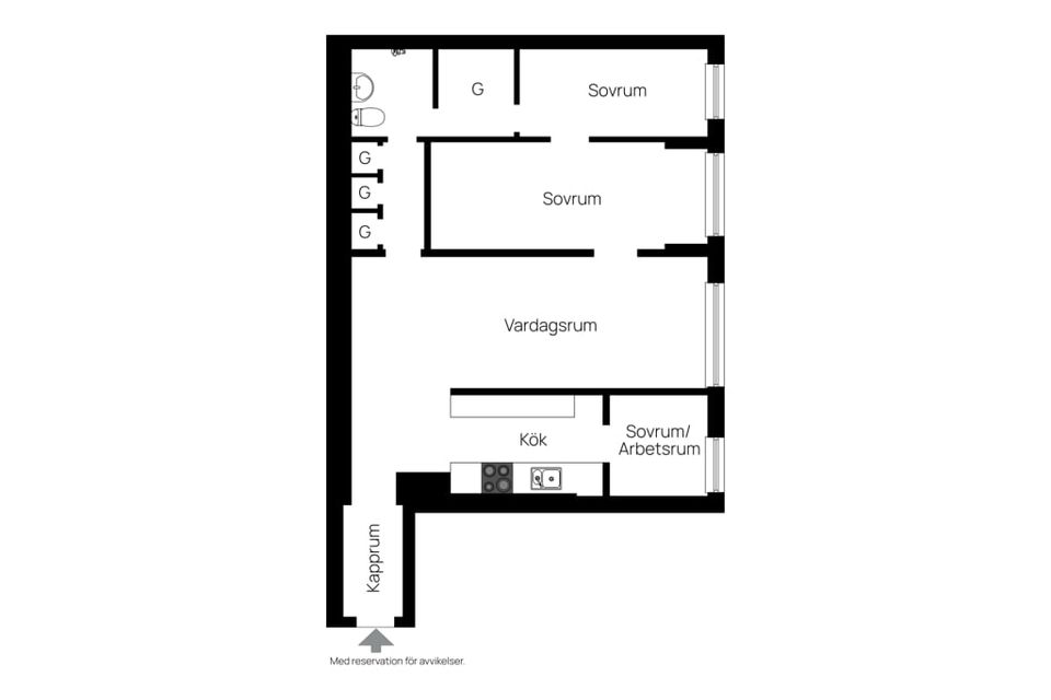 Bostadsrätt, Levertinsgatan 3, Kungsholmen -  Kristineberg, Stockholm