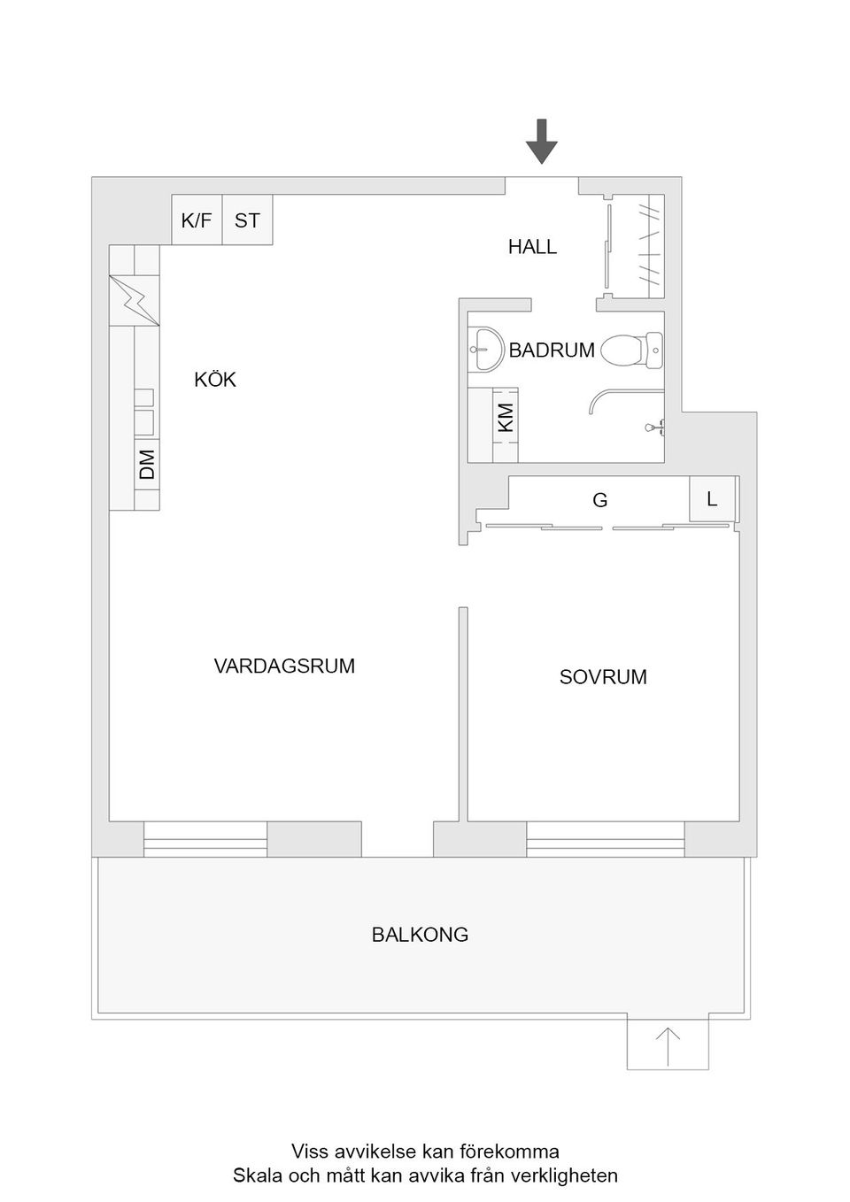 Bostadsrätt, Södra Grev Rosengatan 60B, CV-området, Örebro
